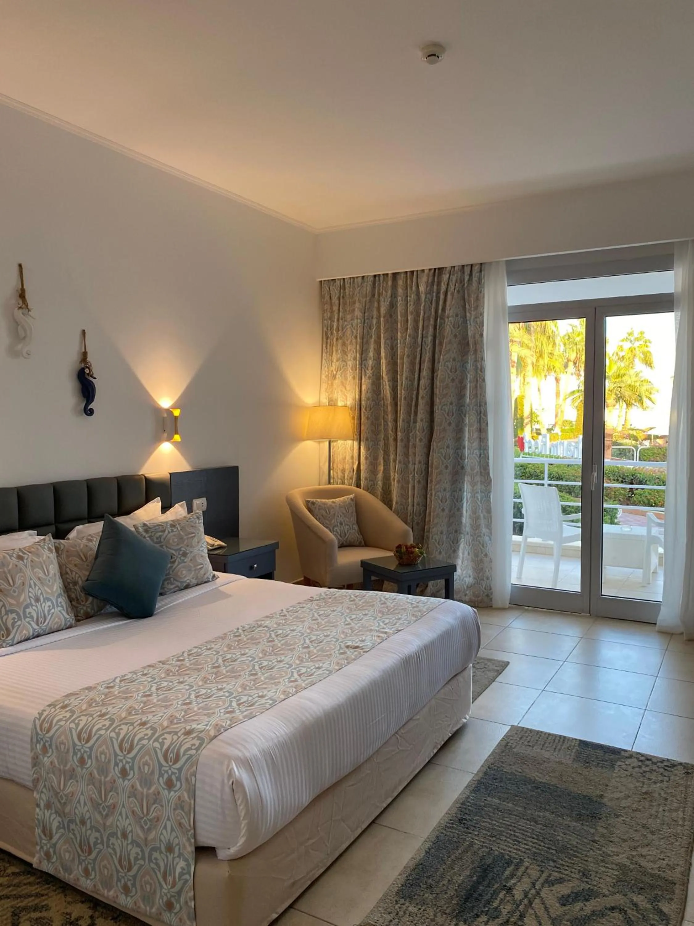 Bed in Sharm Reef Hotel