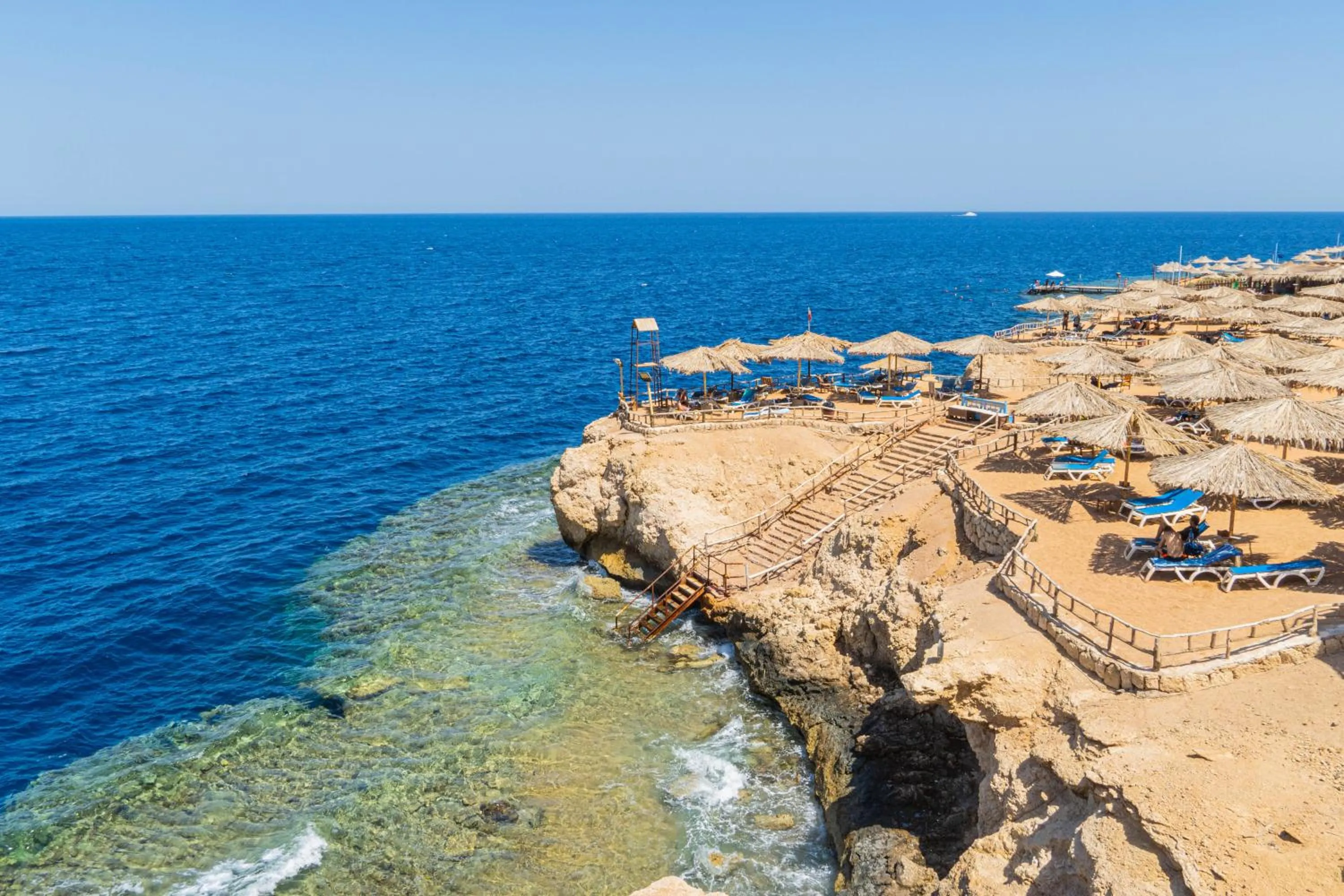 sunbed in Sharm Reef Hotel