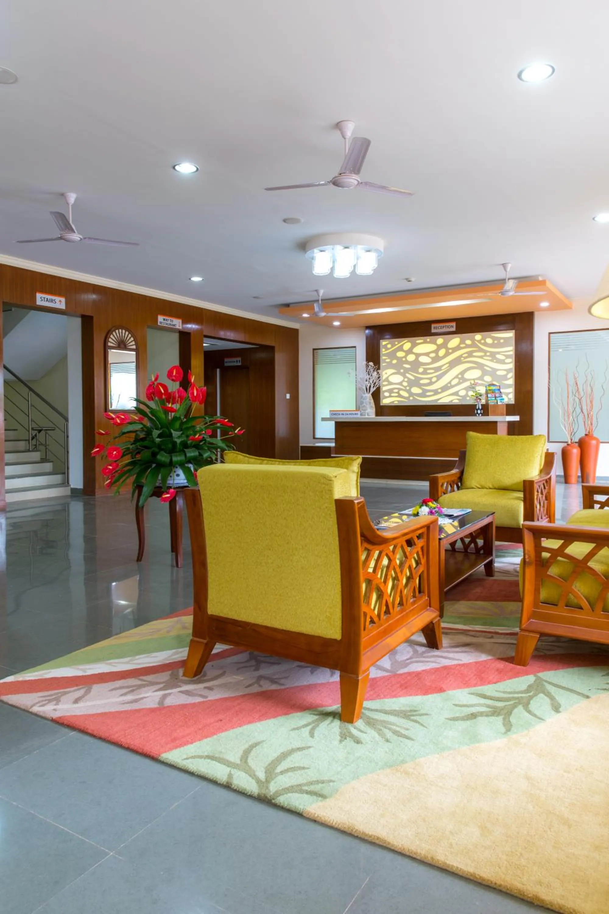 Lobby or reception in Viva Hotel Near Madgaon Railway Station