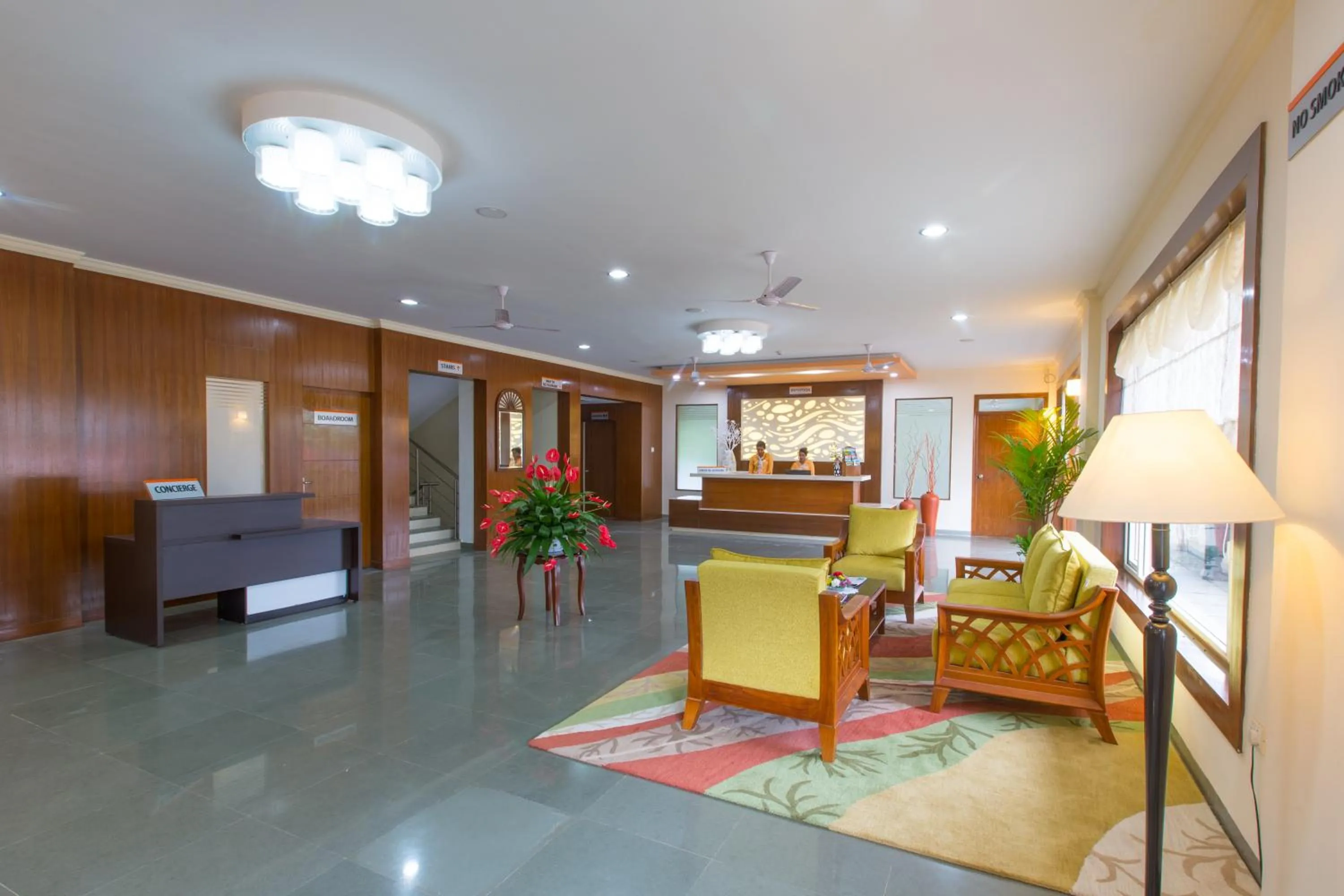 Lobby or reception in Viva Hotel Near Madgaon Railway Station