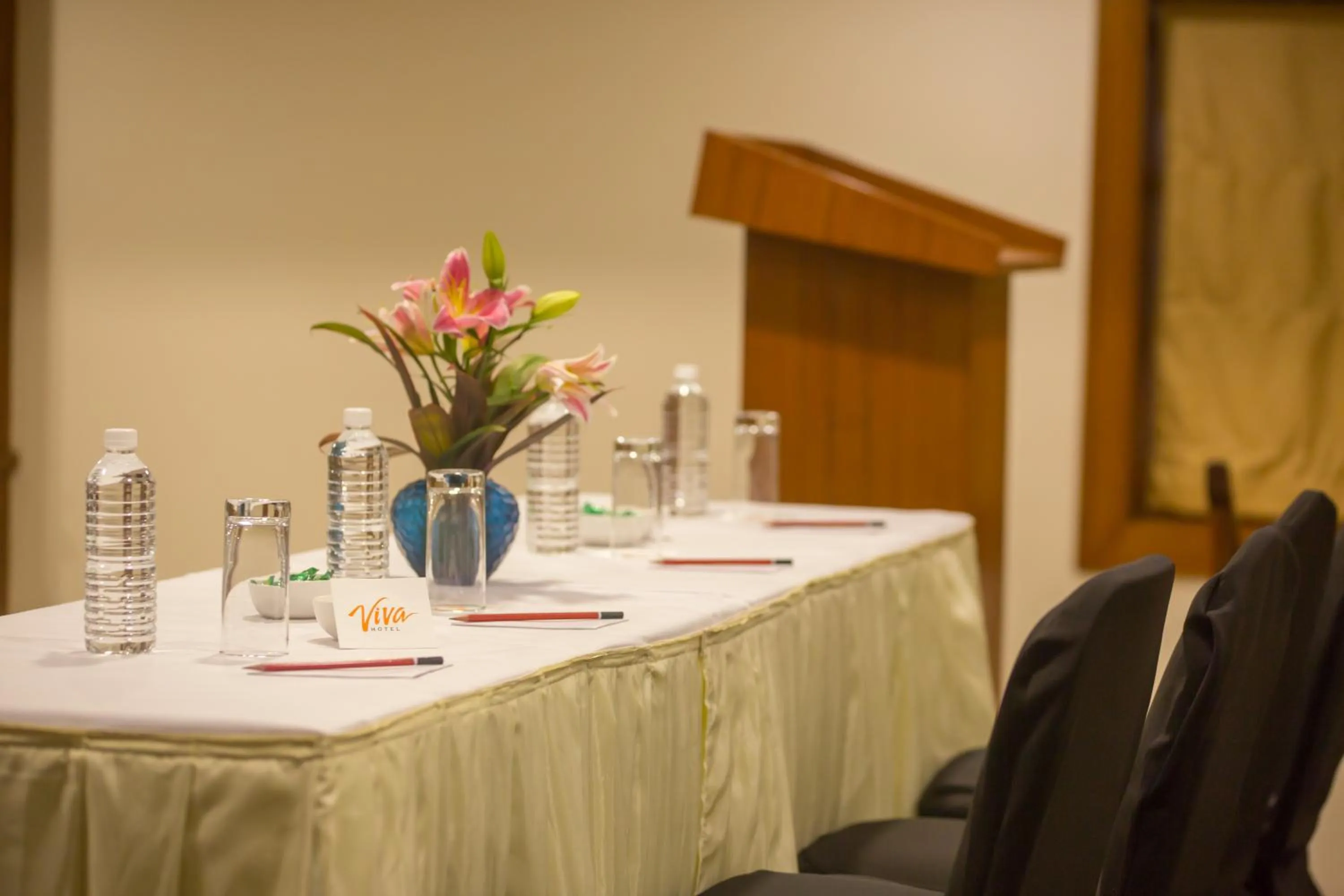 Text overlay in Viva Hotel Near Madgaon Railway Station