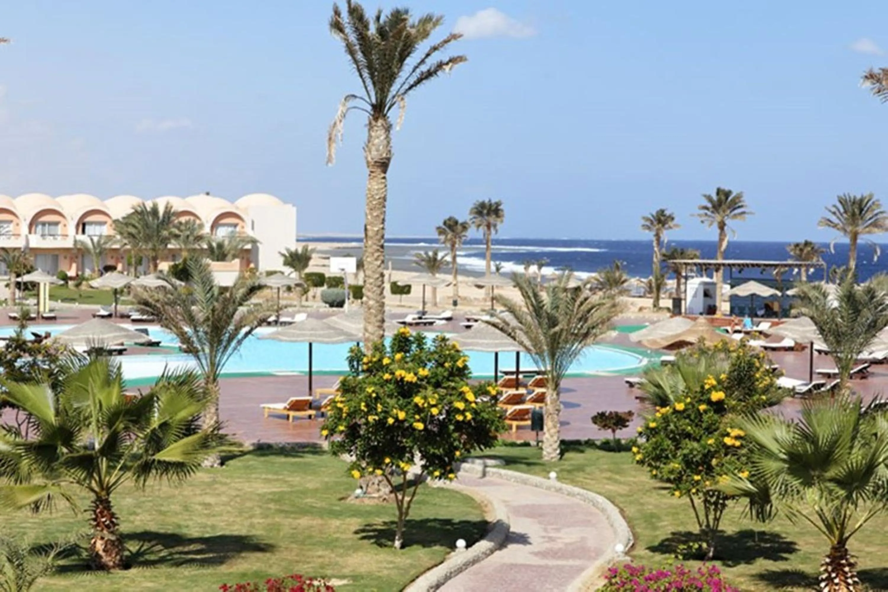 Decorative detail in Three Corners Sea Beach Resort