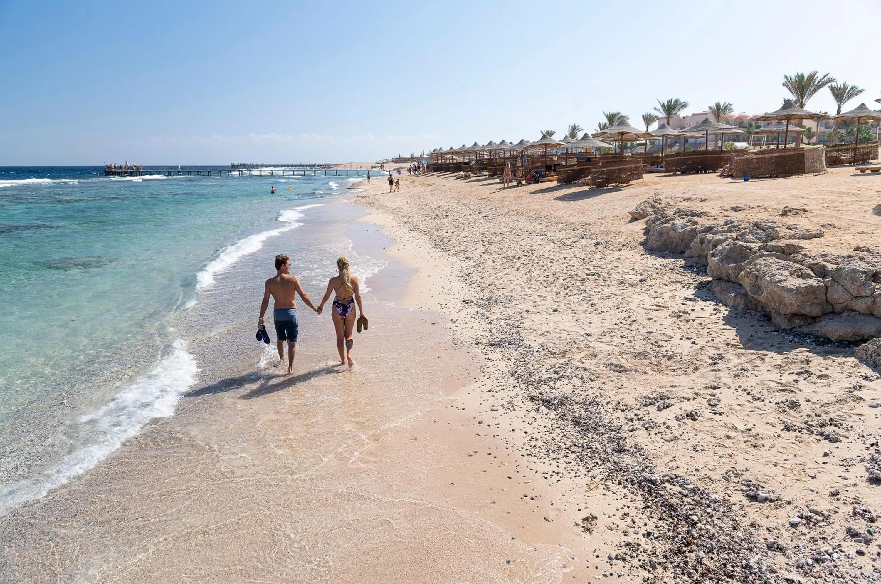 Beach in Three Corners Sea Beach Resort