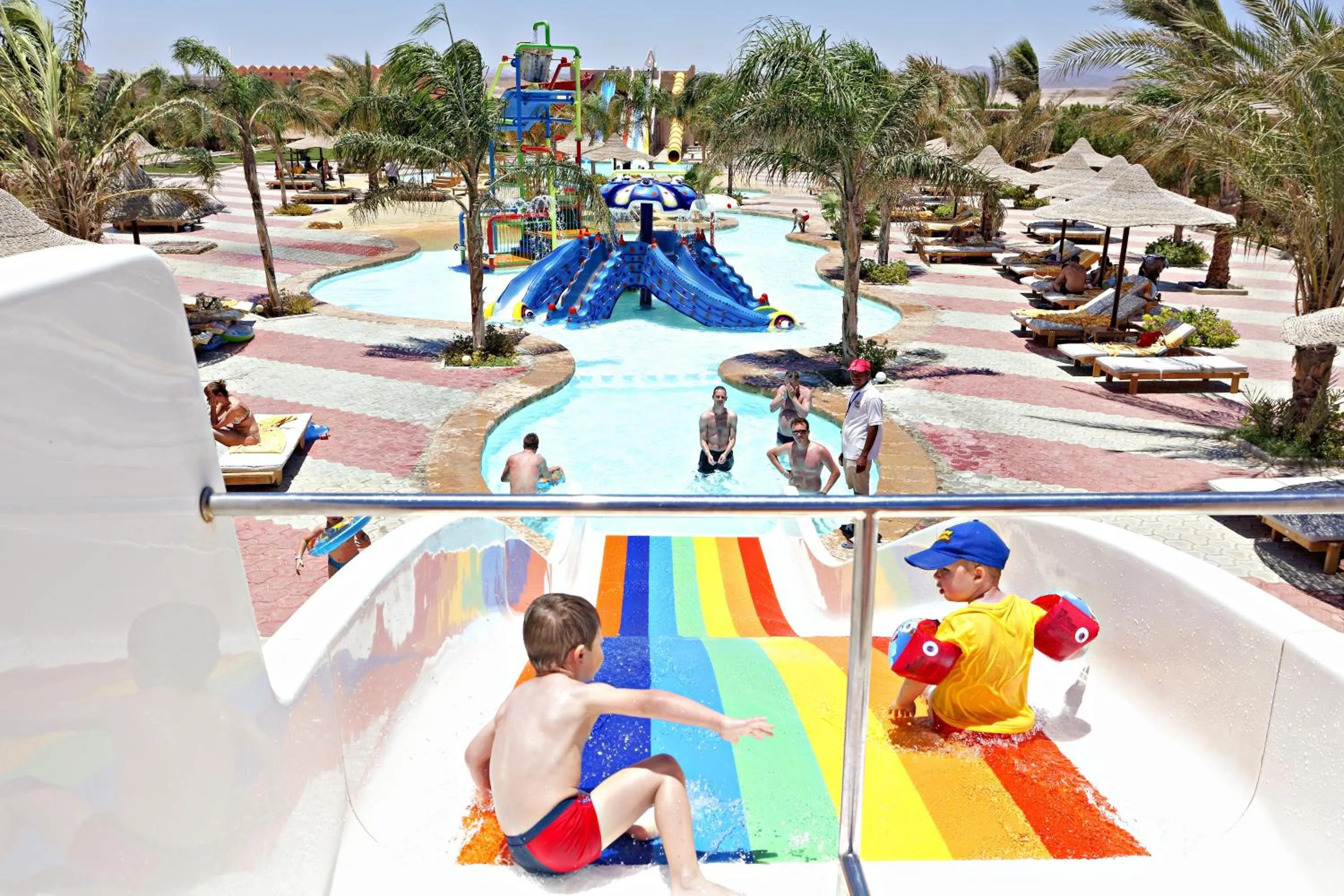 Swimming pool in Three Corners Sea Beach Resort