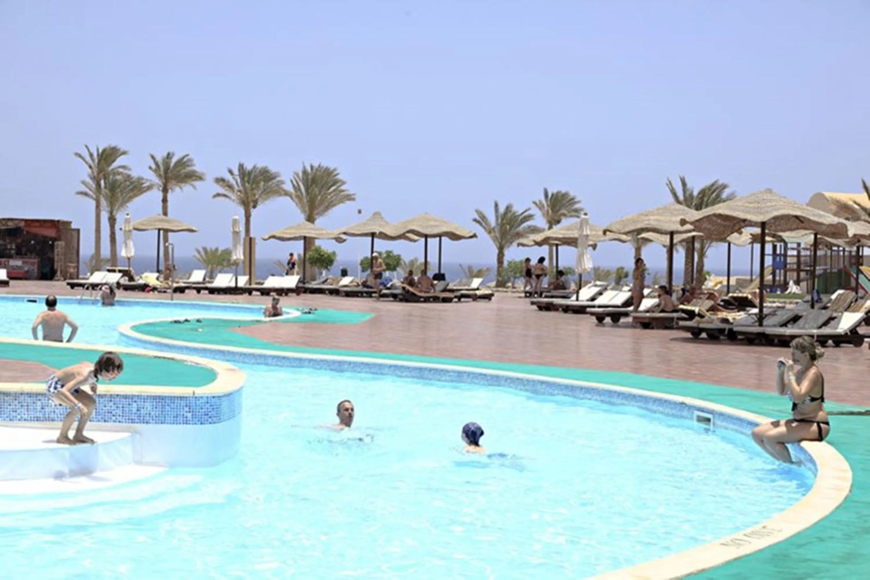 Swimming pool in Three Corners Sea Beach Resort