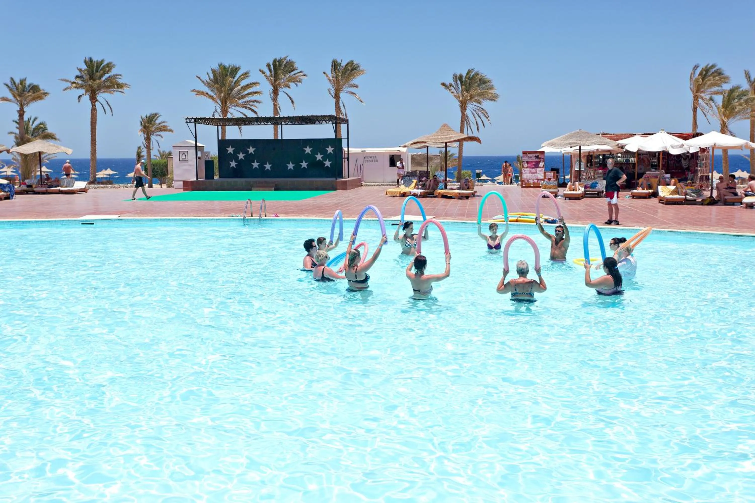 Swimming pool in Three Corners Sea Beach Resort