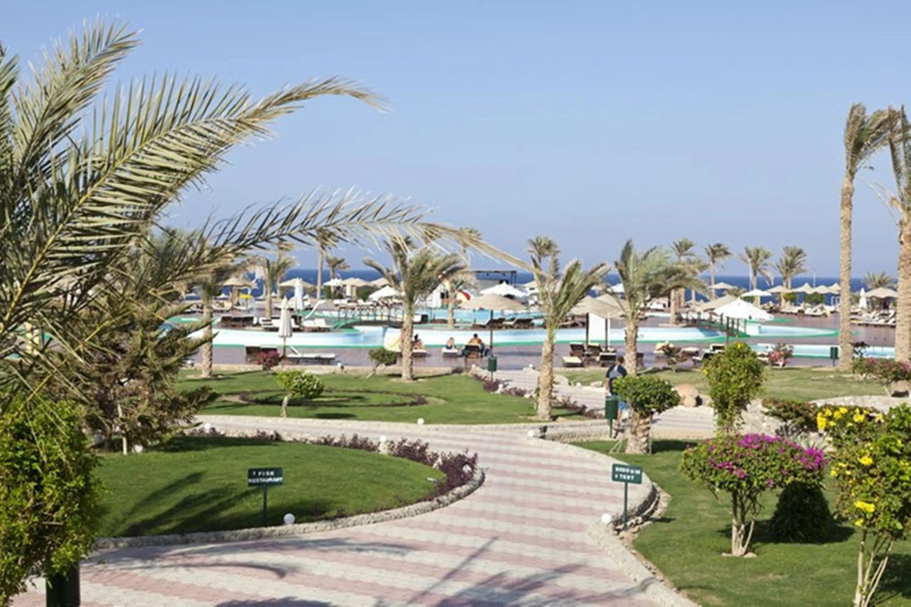 Garden in Three Corners Sea Beach Resort