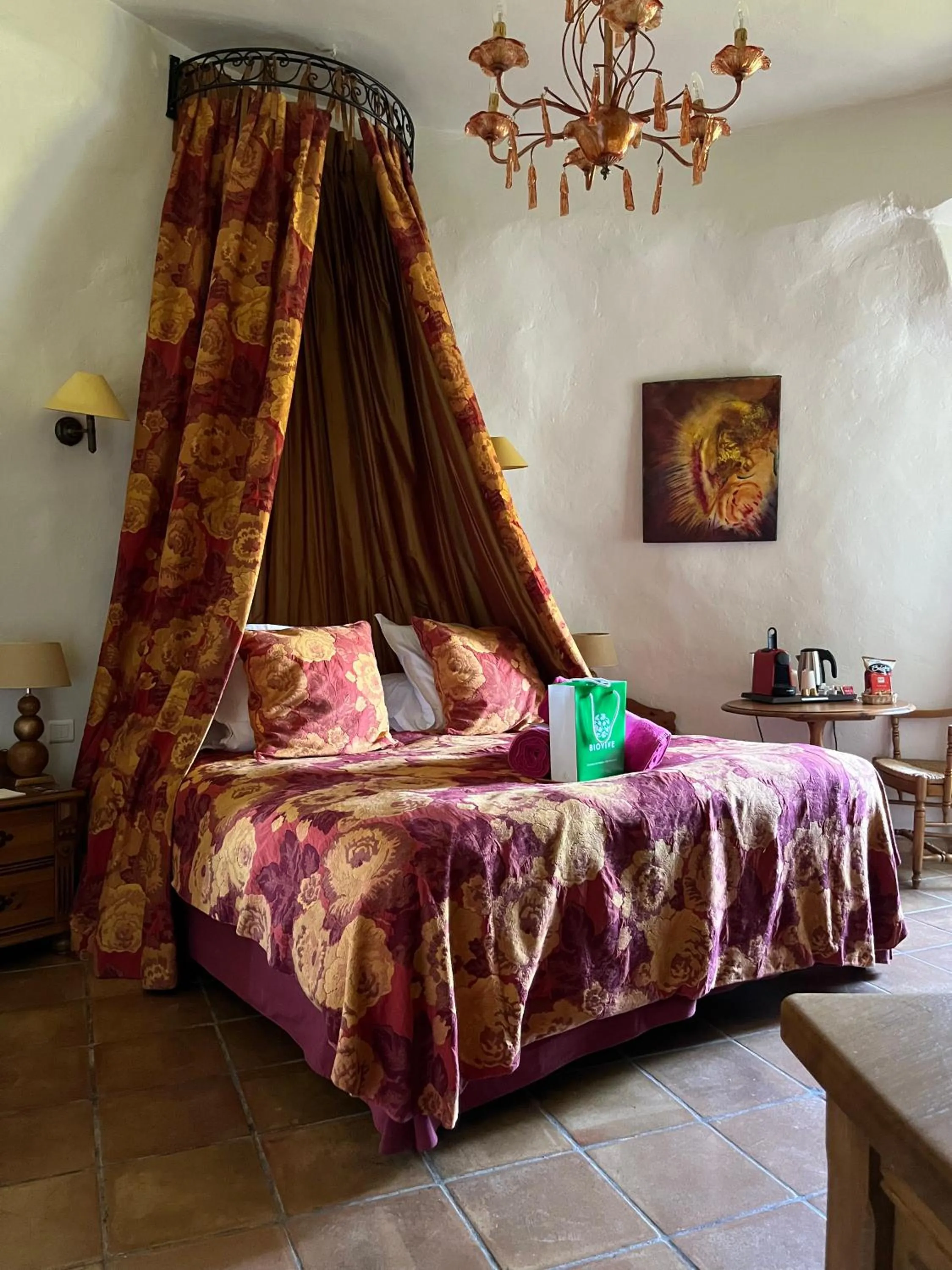 Bed in Château Chapeau Cornu