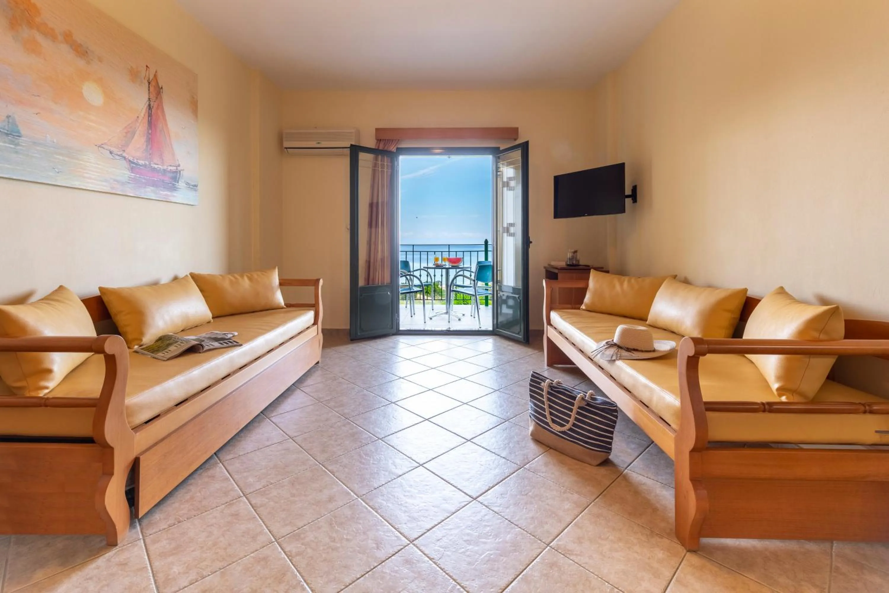 Living room in Summer Sun