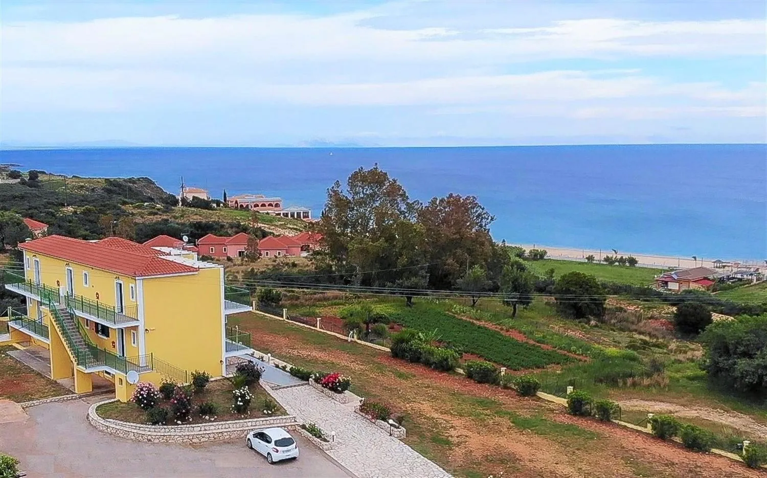 Off site in Summer Sun