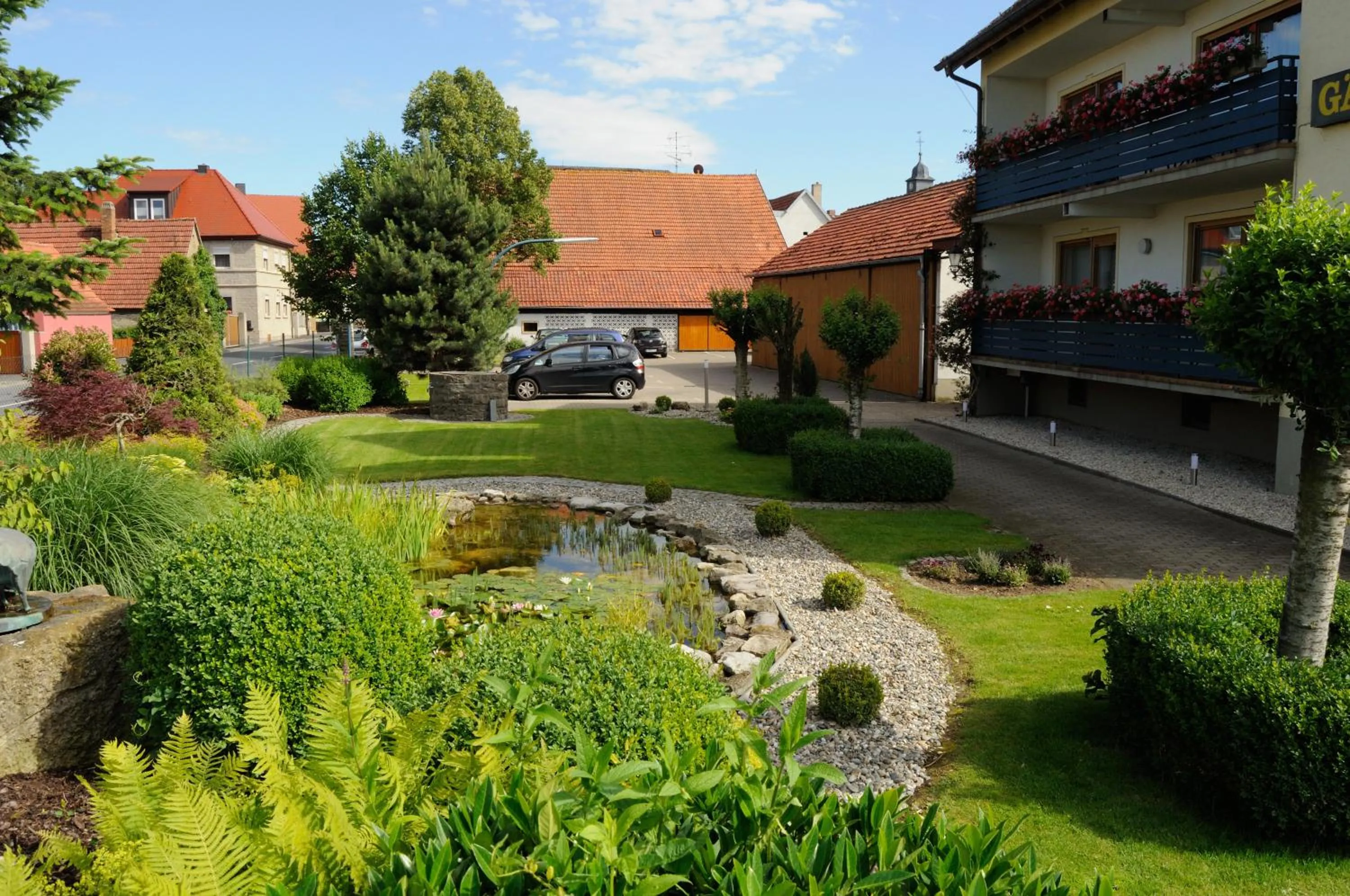 Garden in Hotel Schwarzes Ross