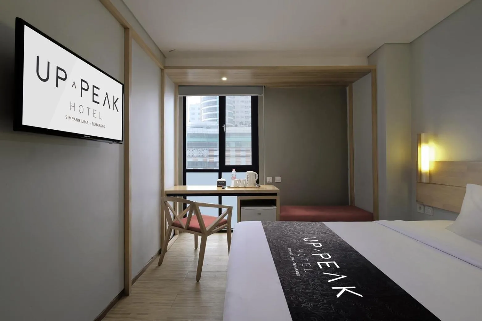 Bedroom, Bed in Up-Peak Hotel Simpang Lima Semarang Formerly HA-KA Simpanglima Hotel Semarang