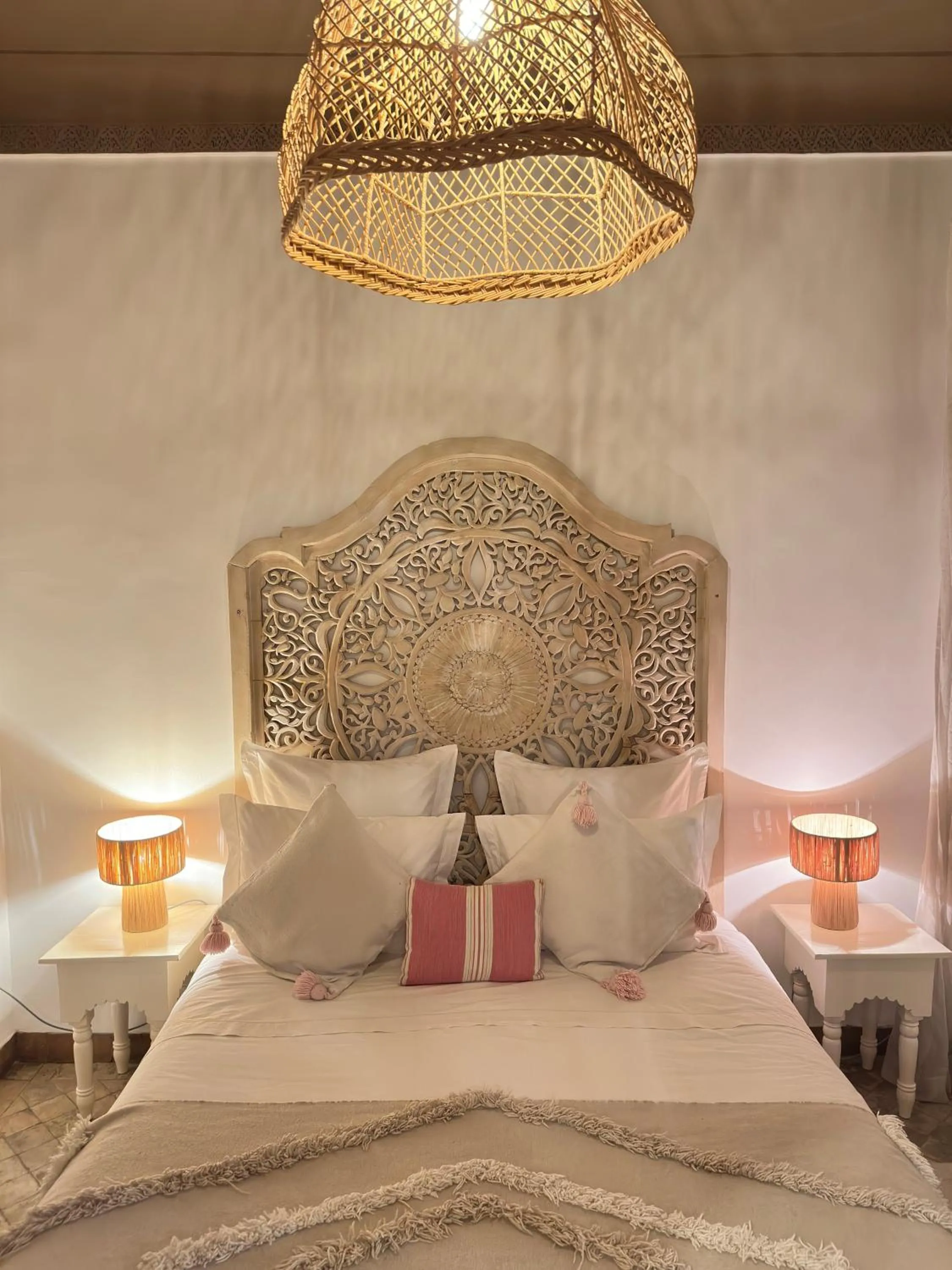 Bedroom, Bed in Riad Les Orangers D'alilia
