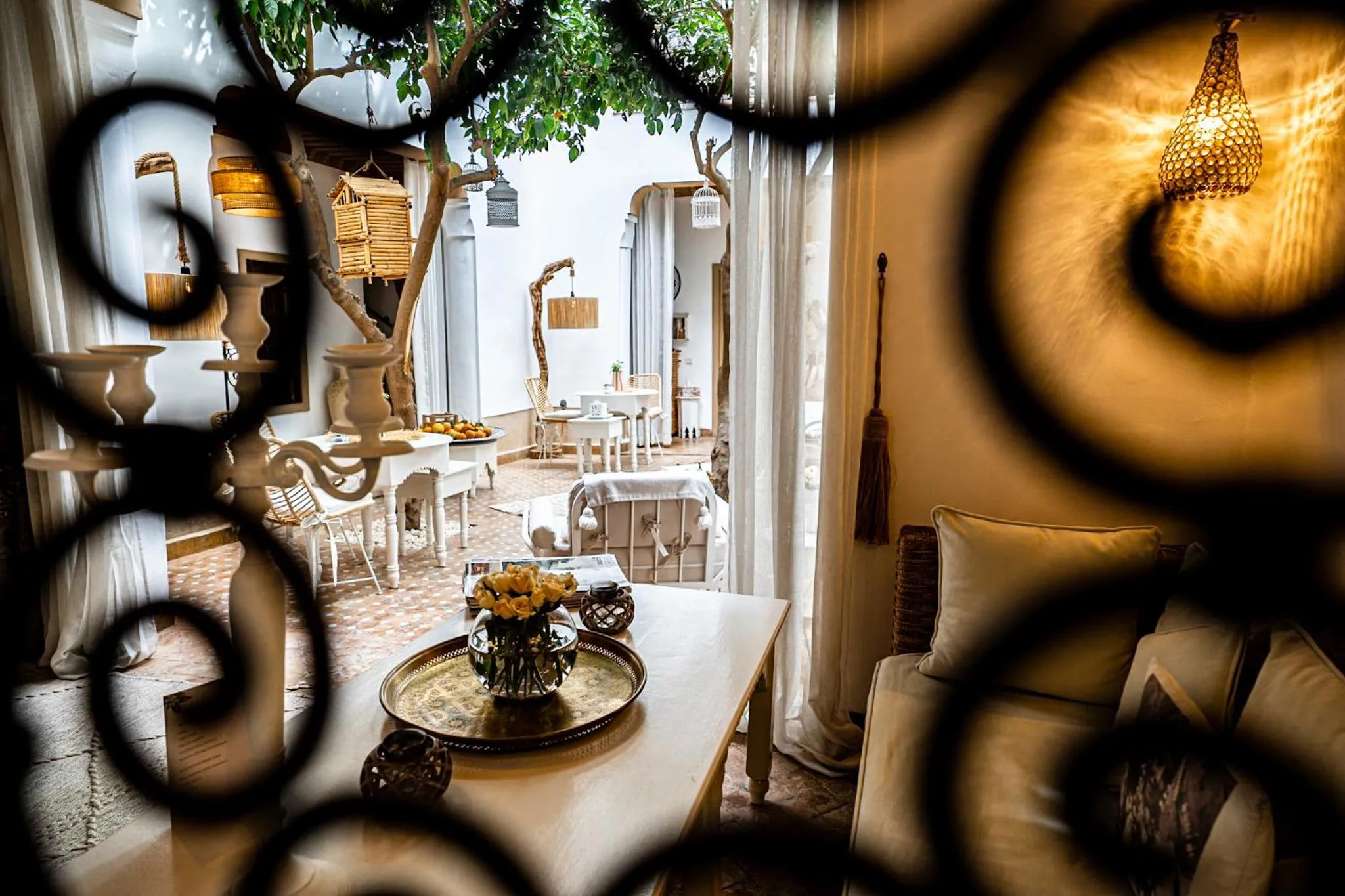 Patio in Riad Les Orangers D'alilia