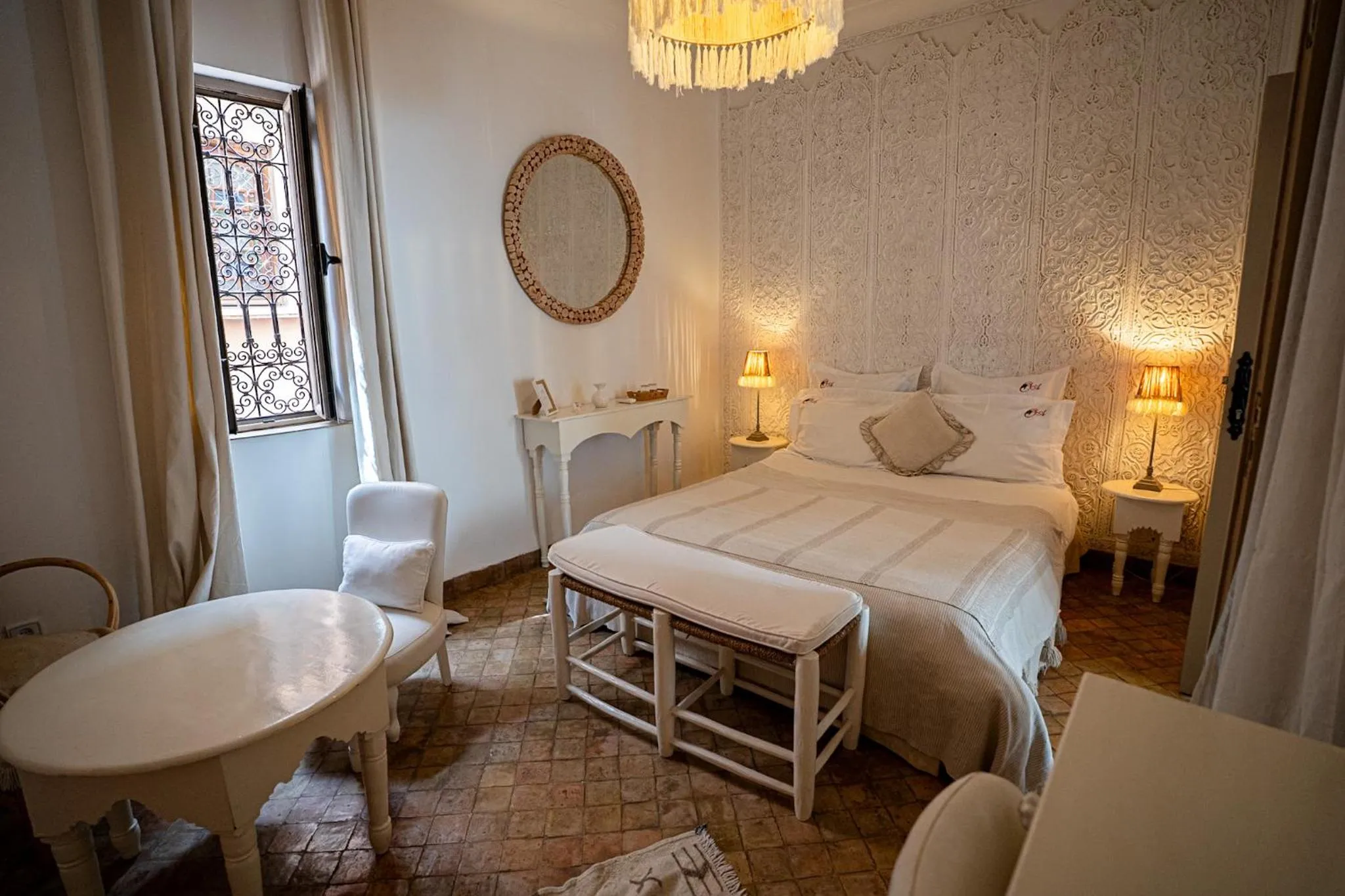 Bedroom in Riad Les Orangers D'alilia