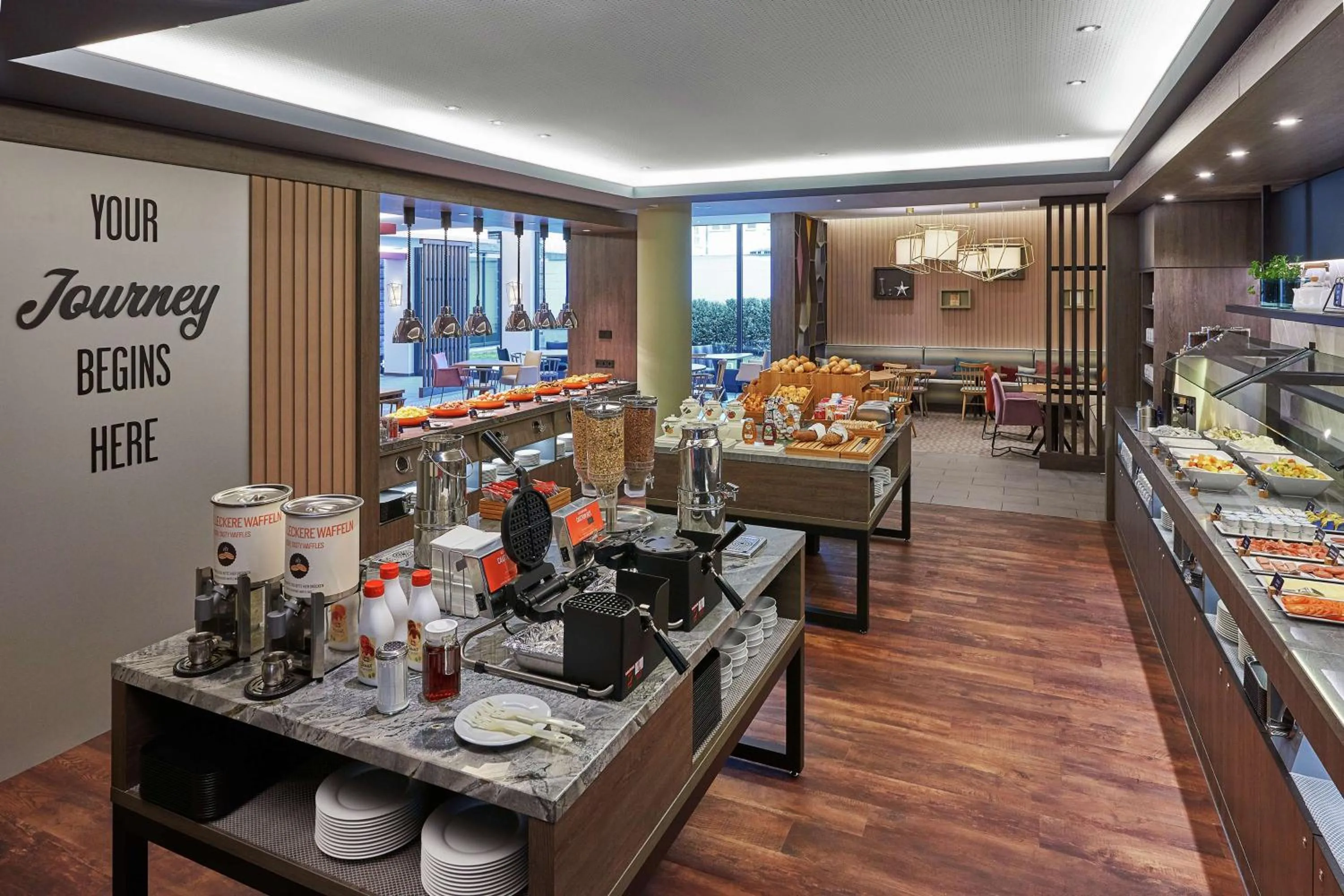 Buffet breakfast in Hampton by Hilton Berlin City West