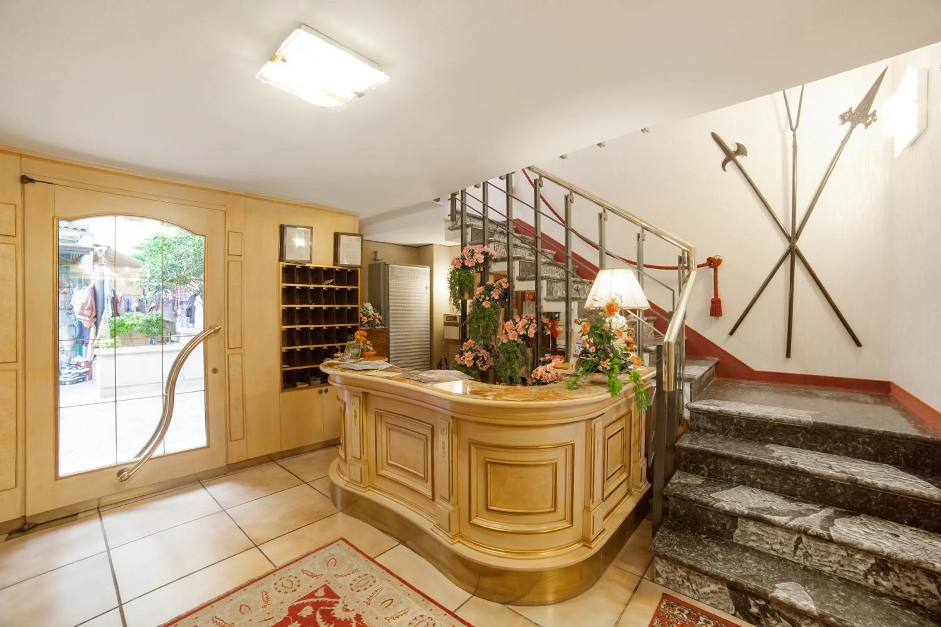 Facade/entrance in Hotel Le Palme