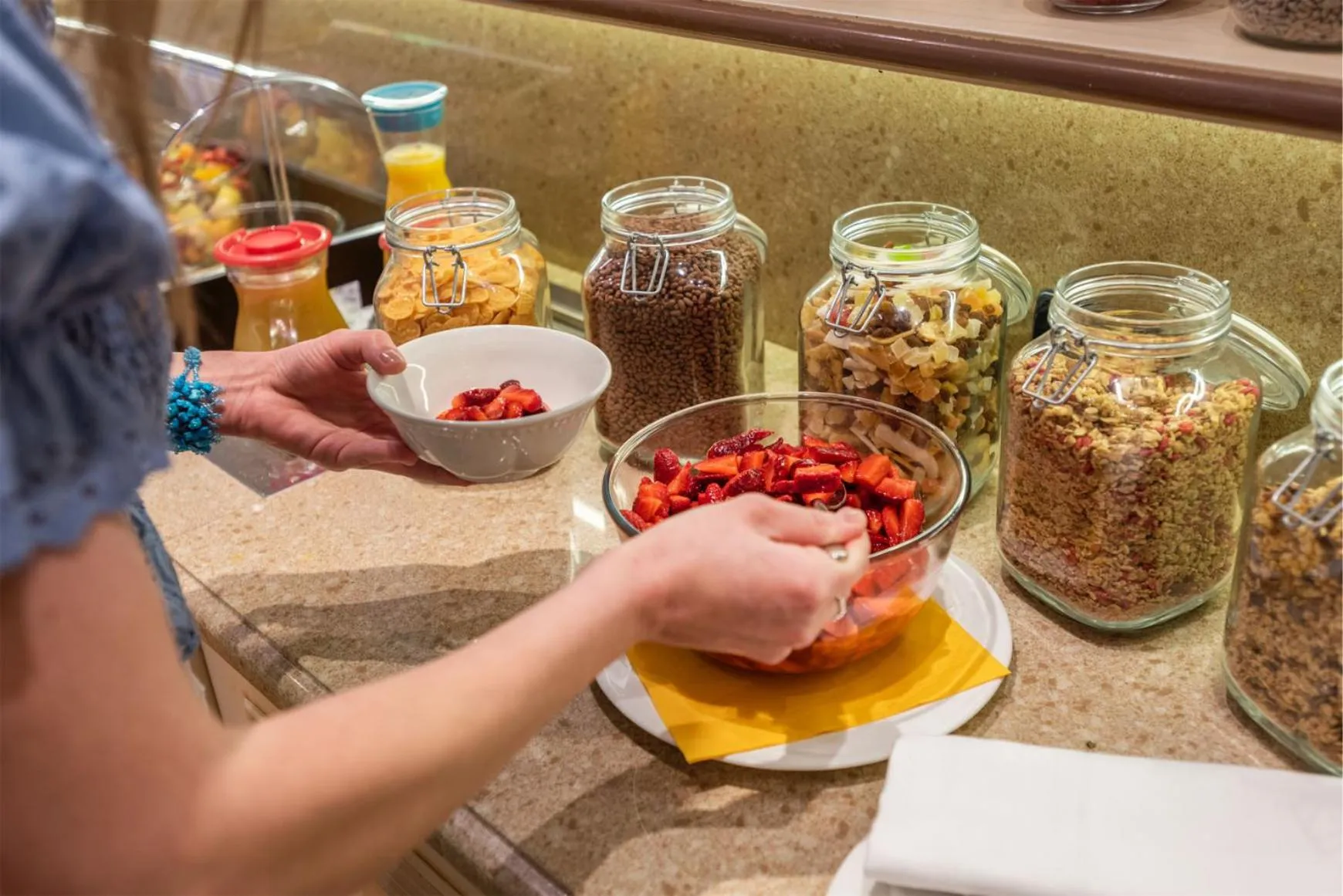Breakfast in Hotel Le Palme