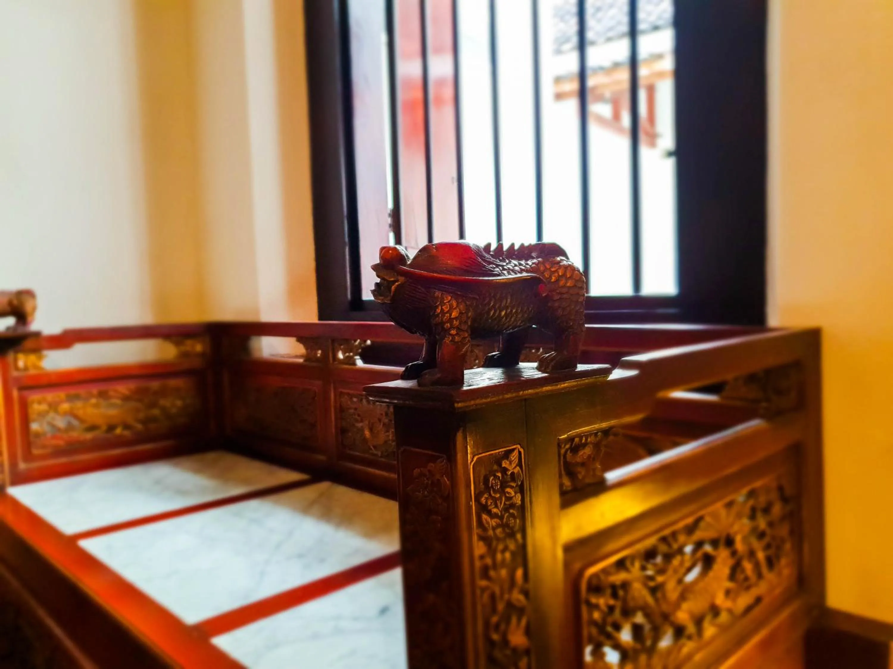 Seating area, Bed in Tiongkok Kecil Heritage Lasem