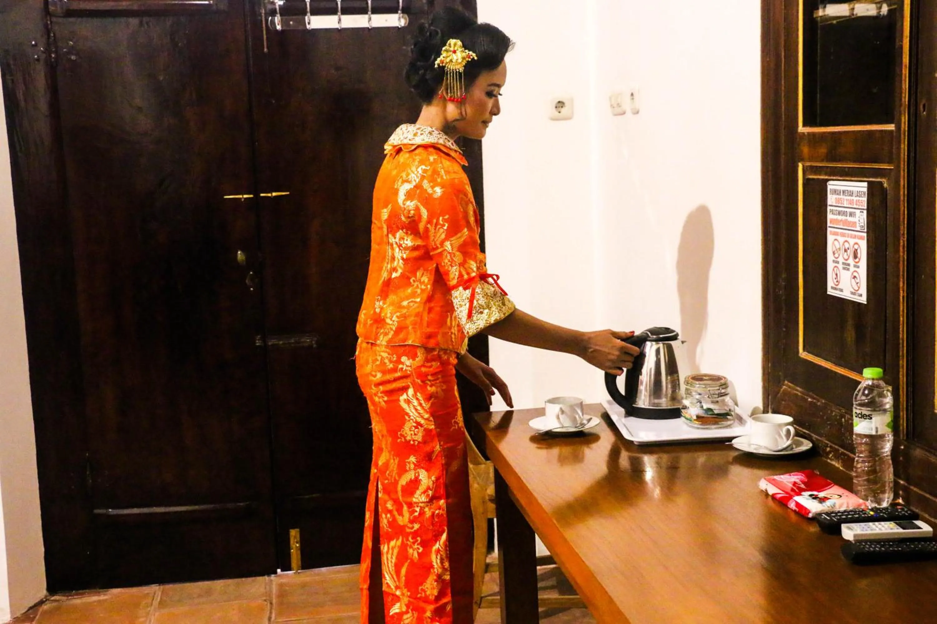 Coffee/tea facilities in Tiongkok Kecil Heritage Lasem