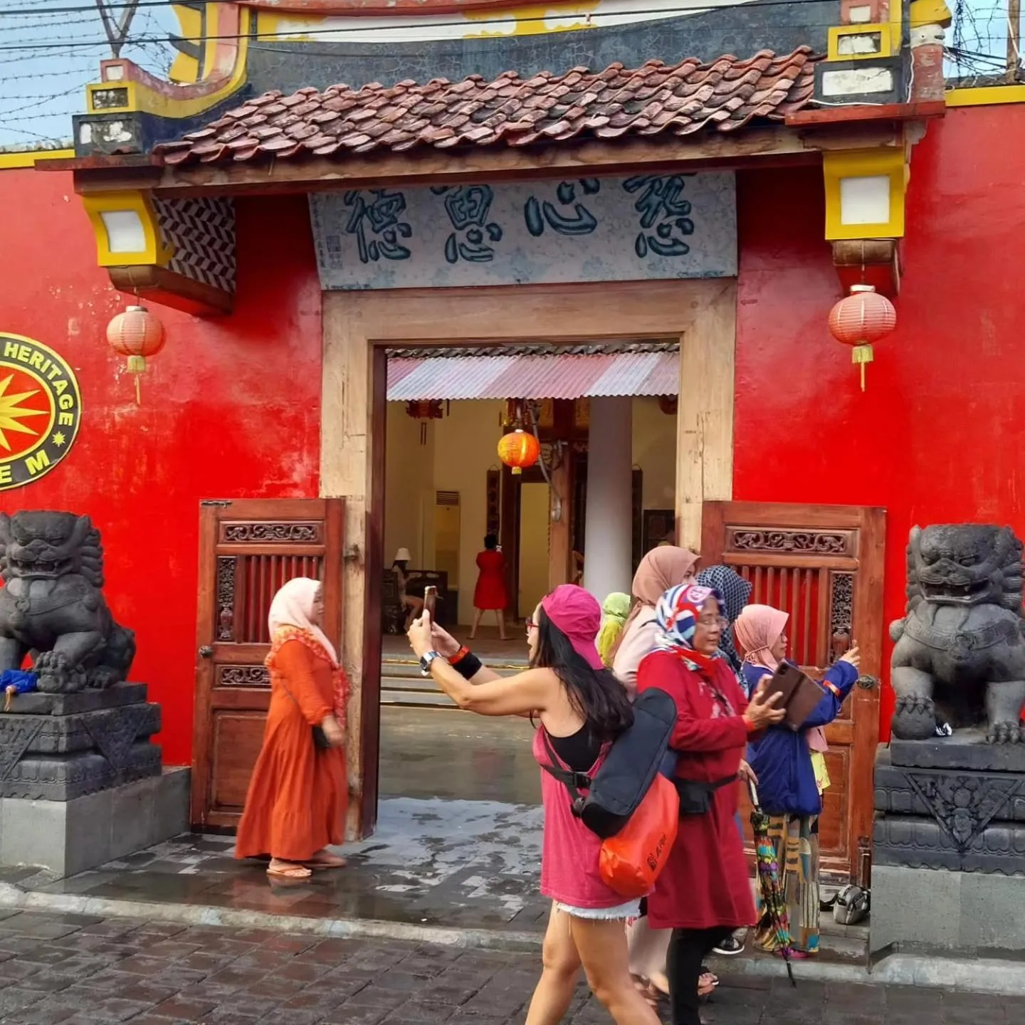 Facade/entrance in Tiongkok Kecil Heritage Lasem