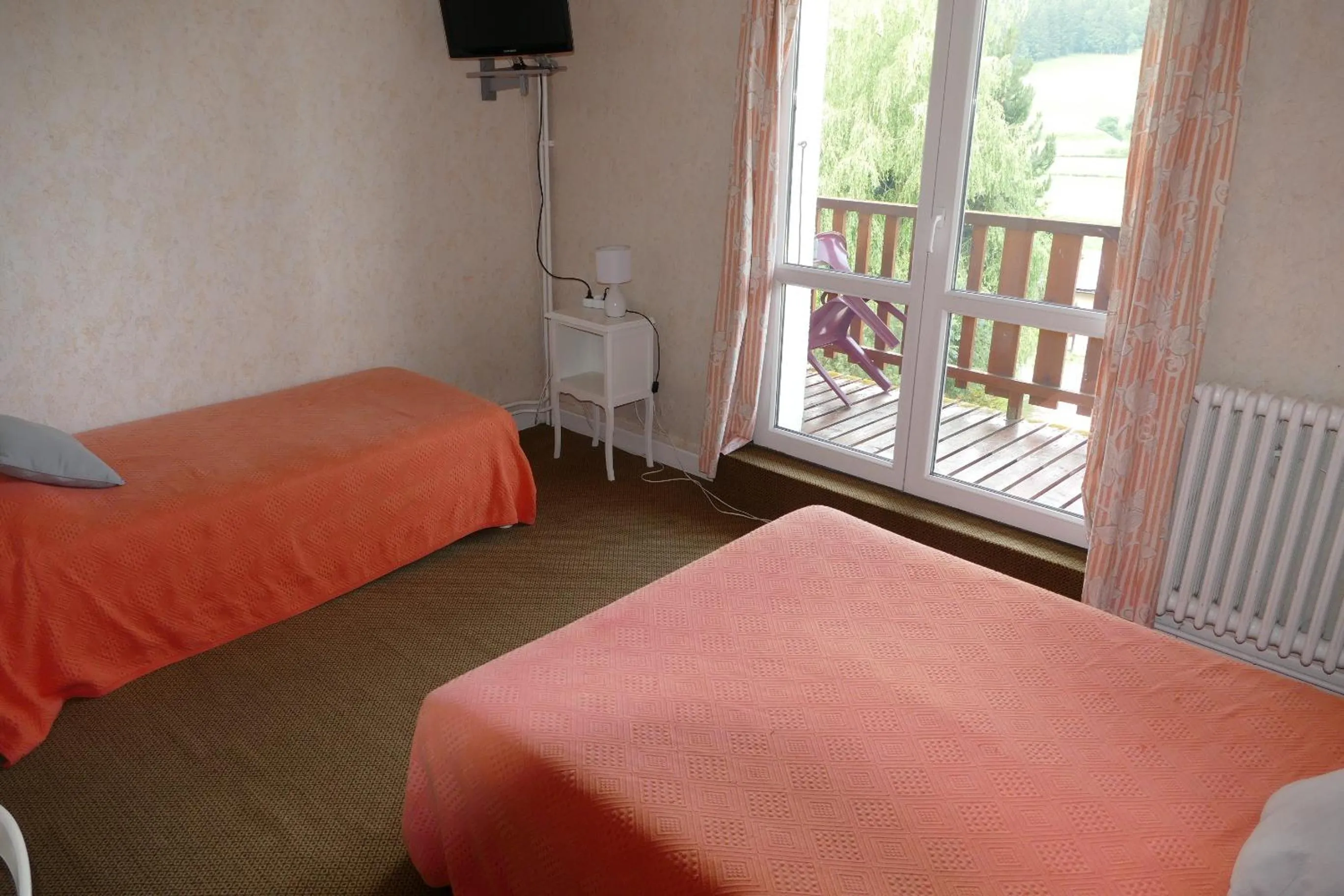 Bed in Hotel La Prairie