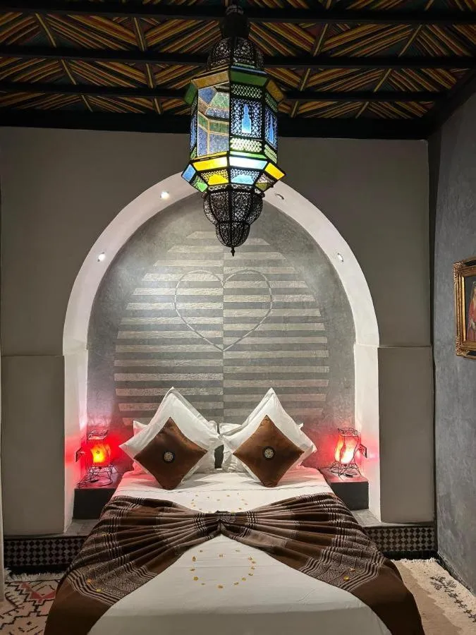 Bed in Riad Moullaoud