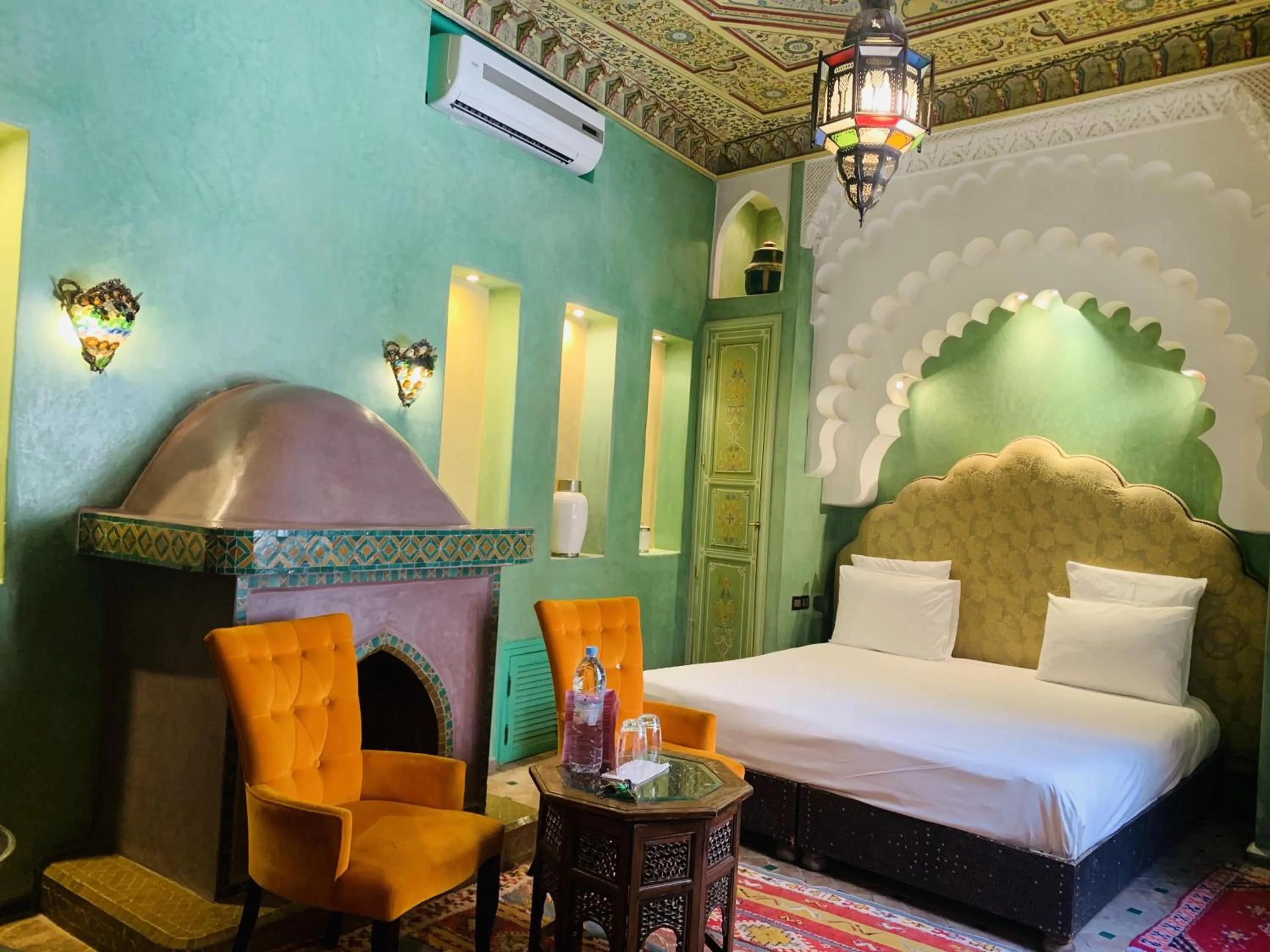 Bed in Riad Moullaoud