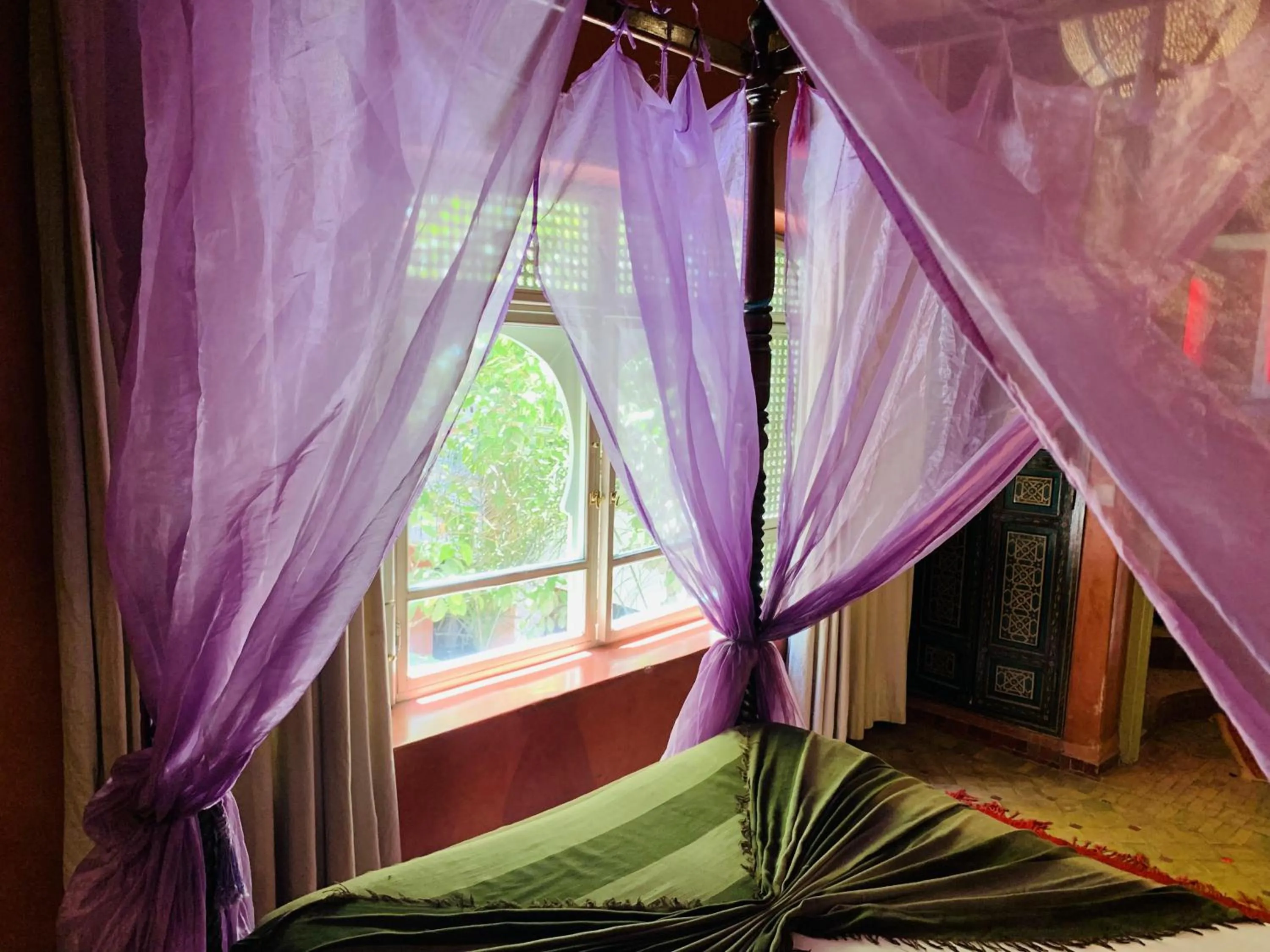 Bed in Riad Moullaoud