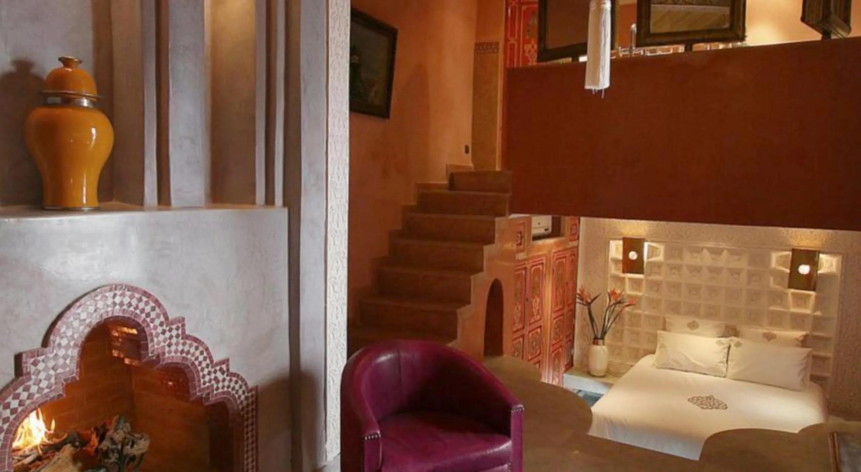 Seating area in Riad Moullaoud