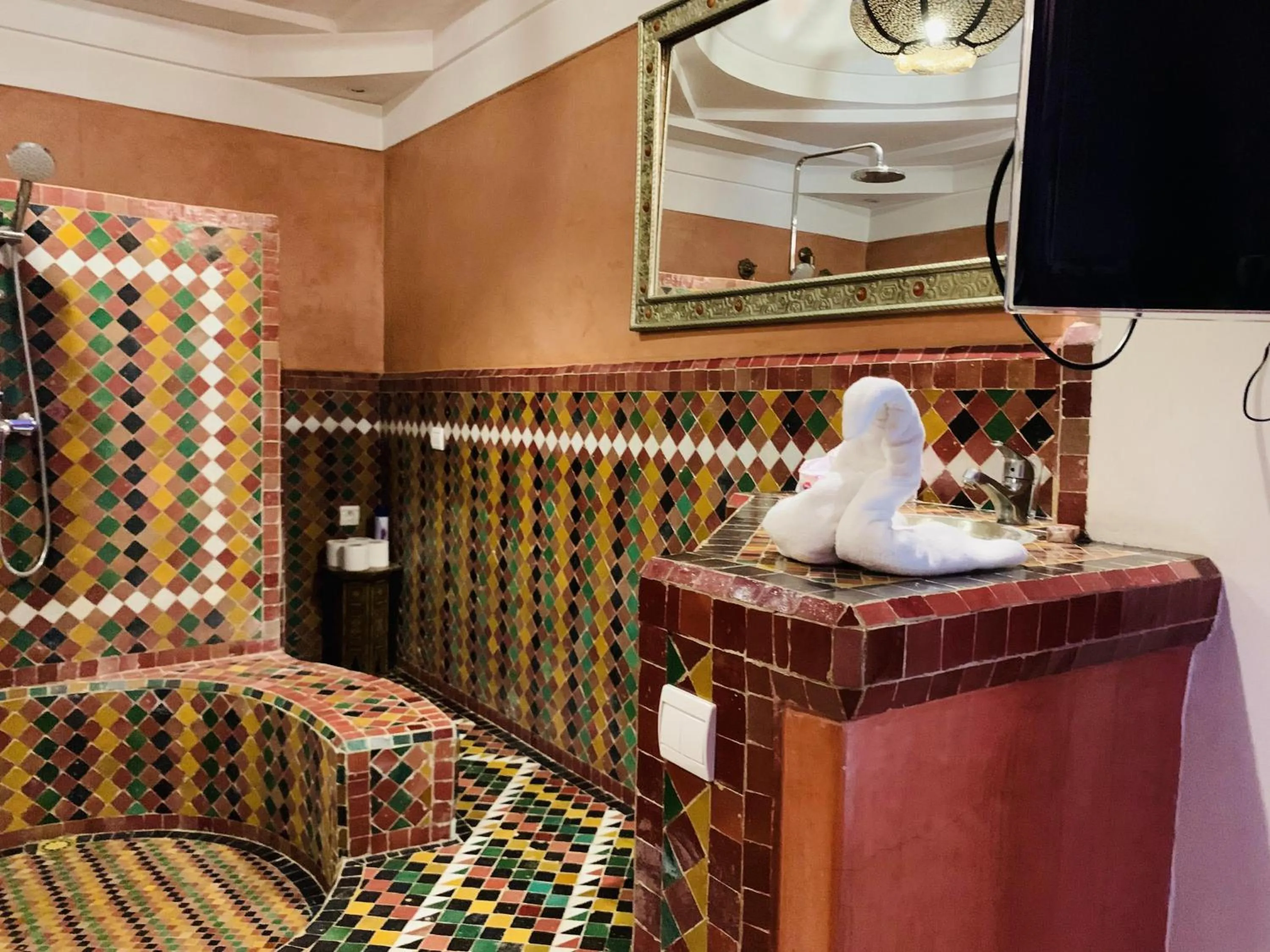 Bed in Riad Moullaoud