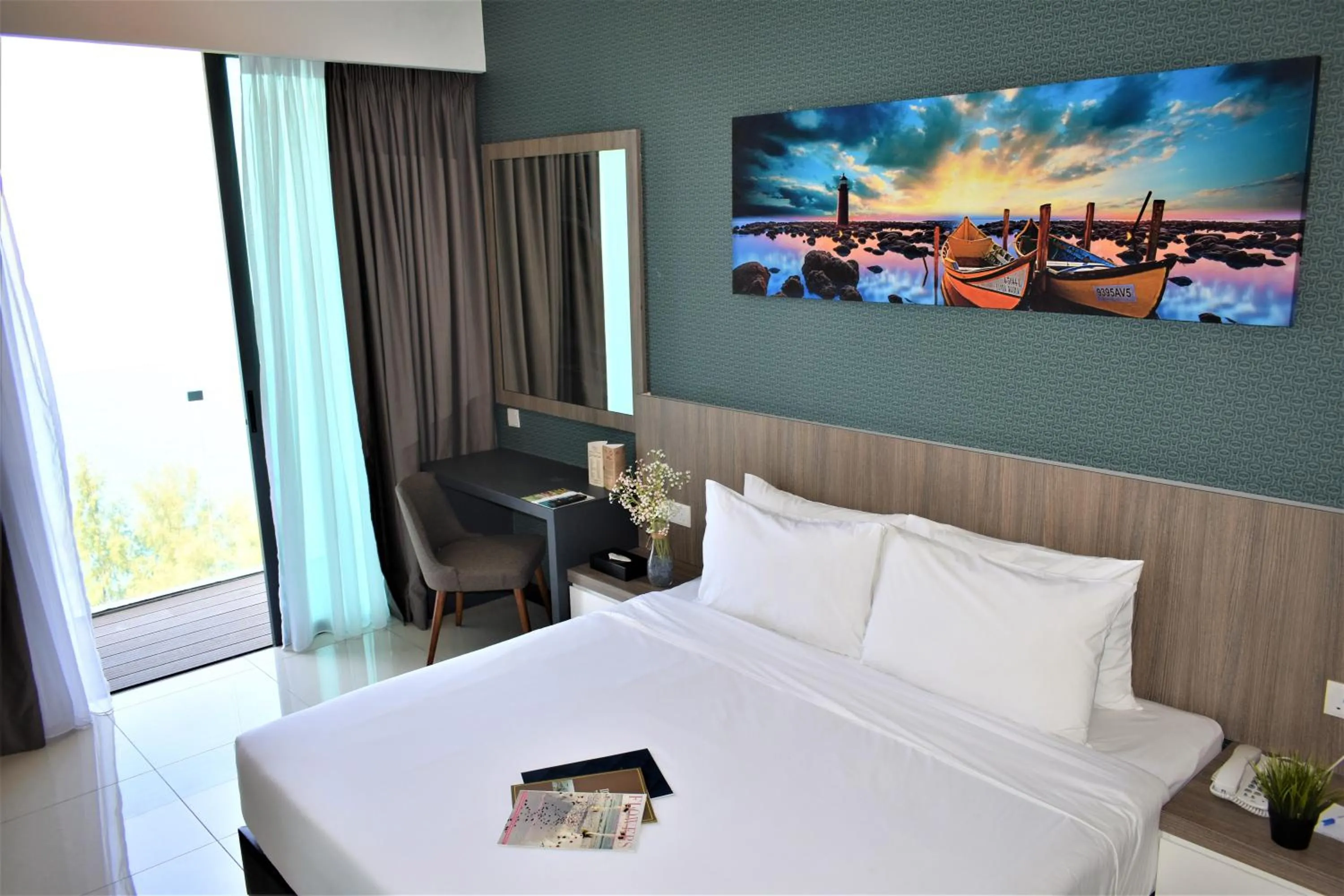 Bed in D'Wharf Hotel & Serviced Residence