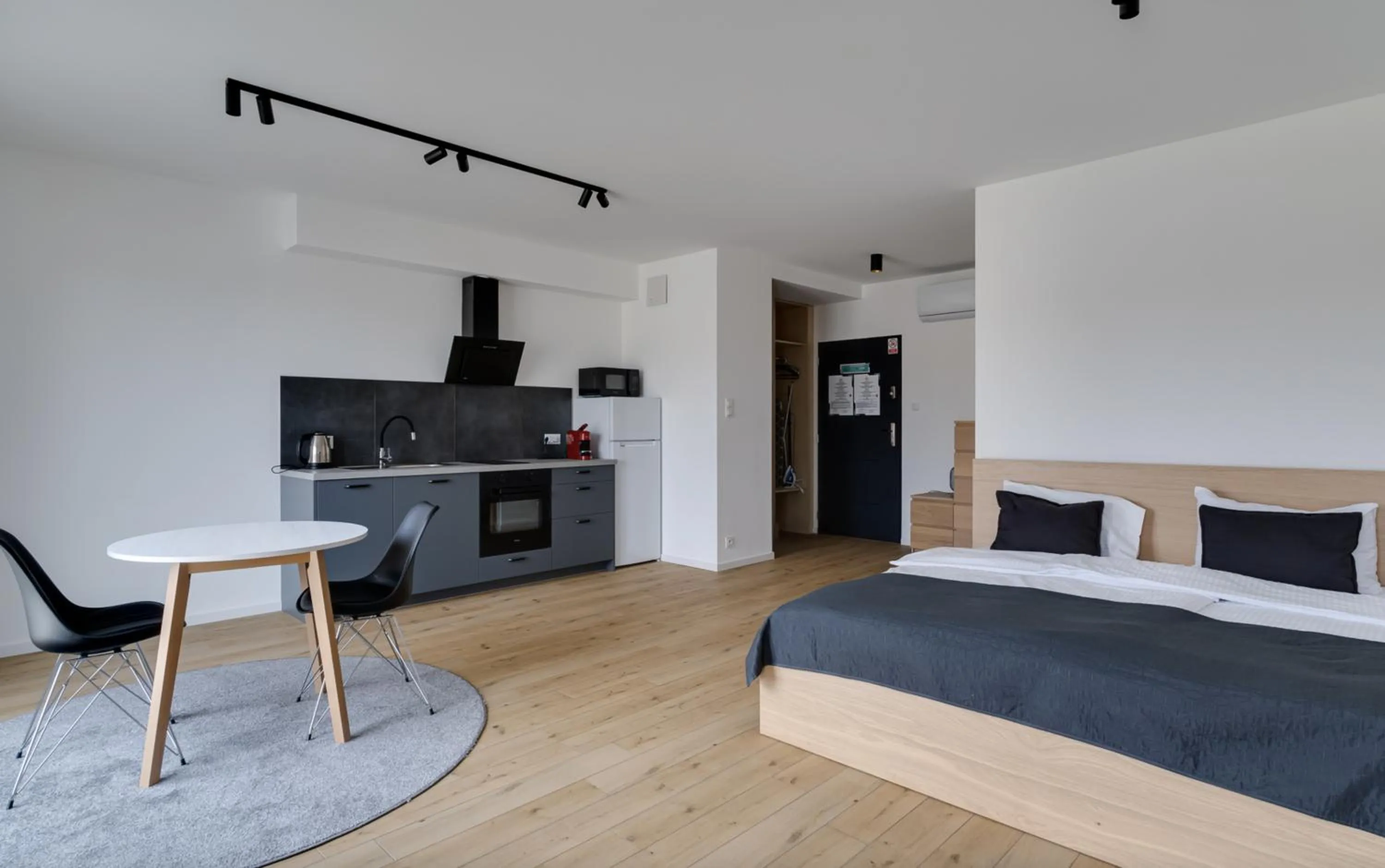 Bed in Poznań Apartments Towarowa