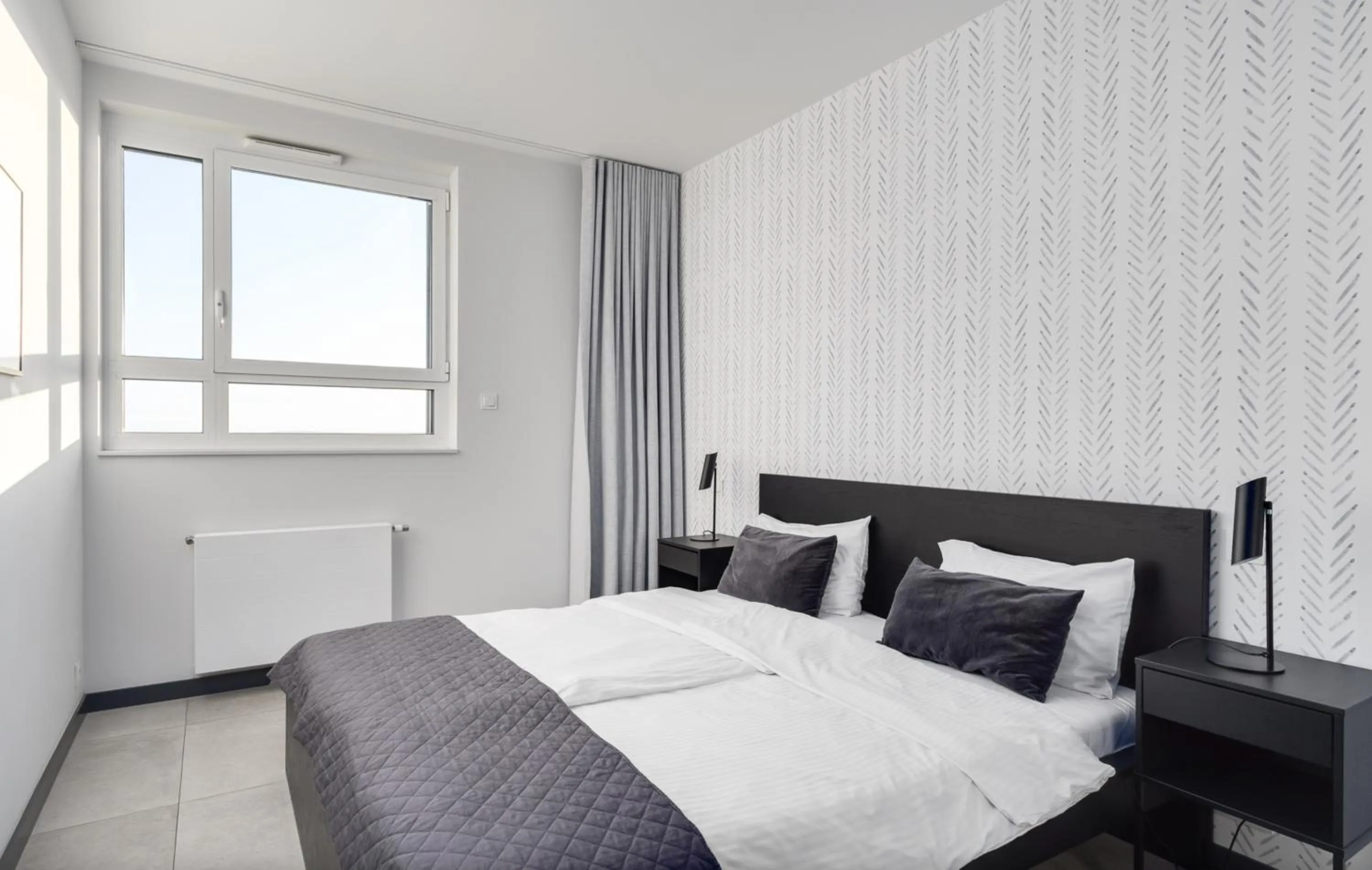 Bed in Poznań Apartments Towarowa