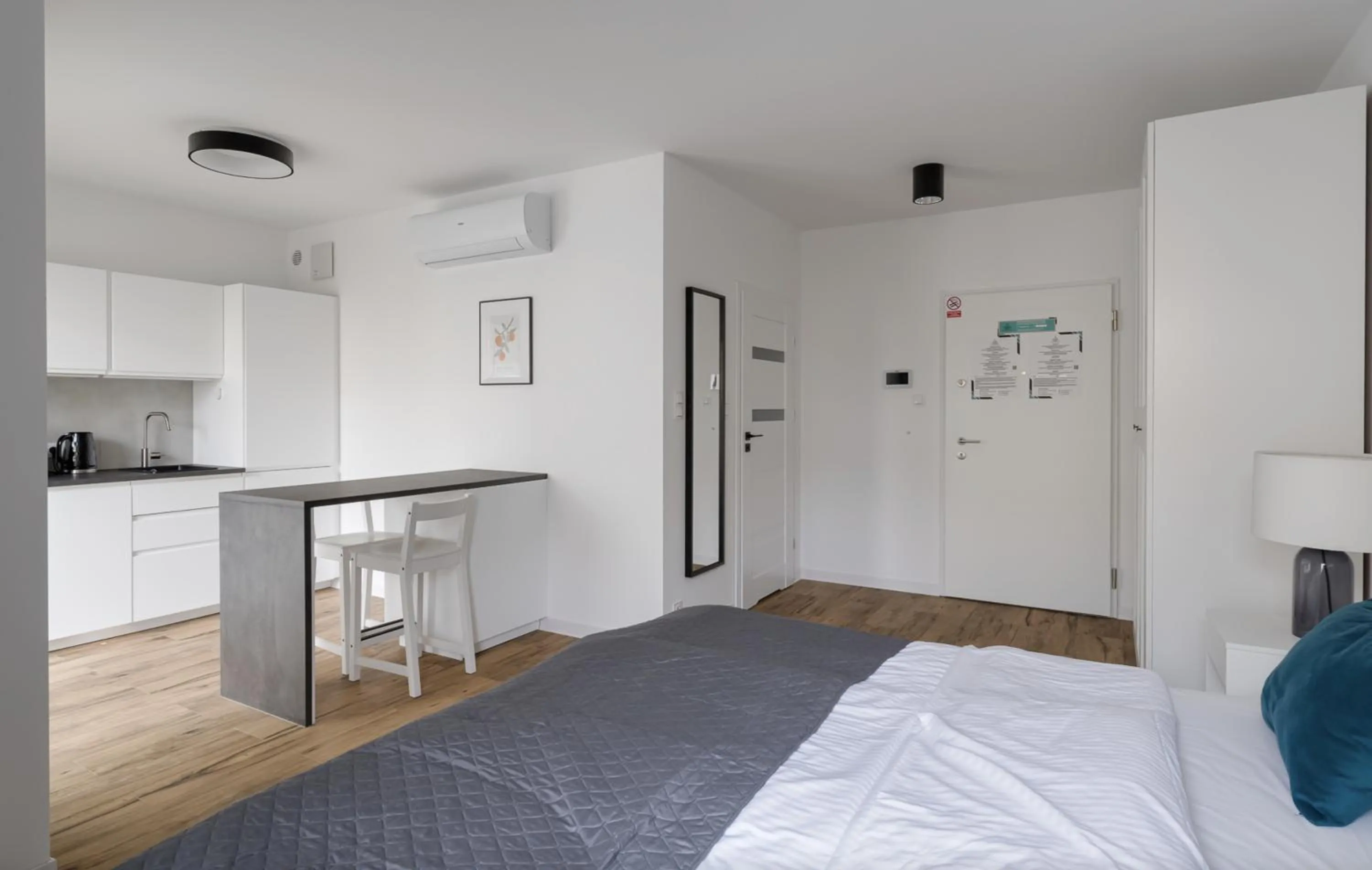 Bed in Poznań Apartments Towarowa