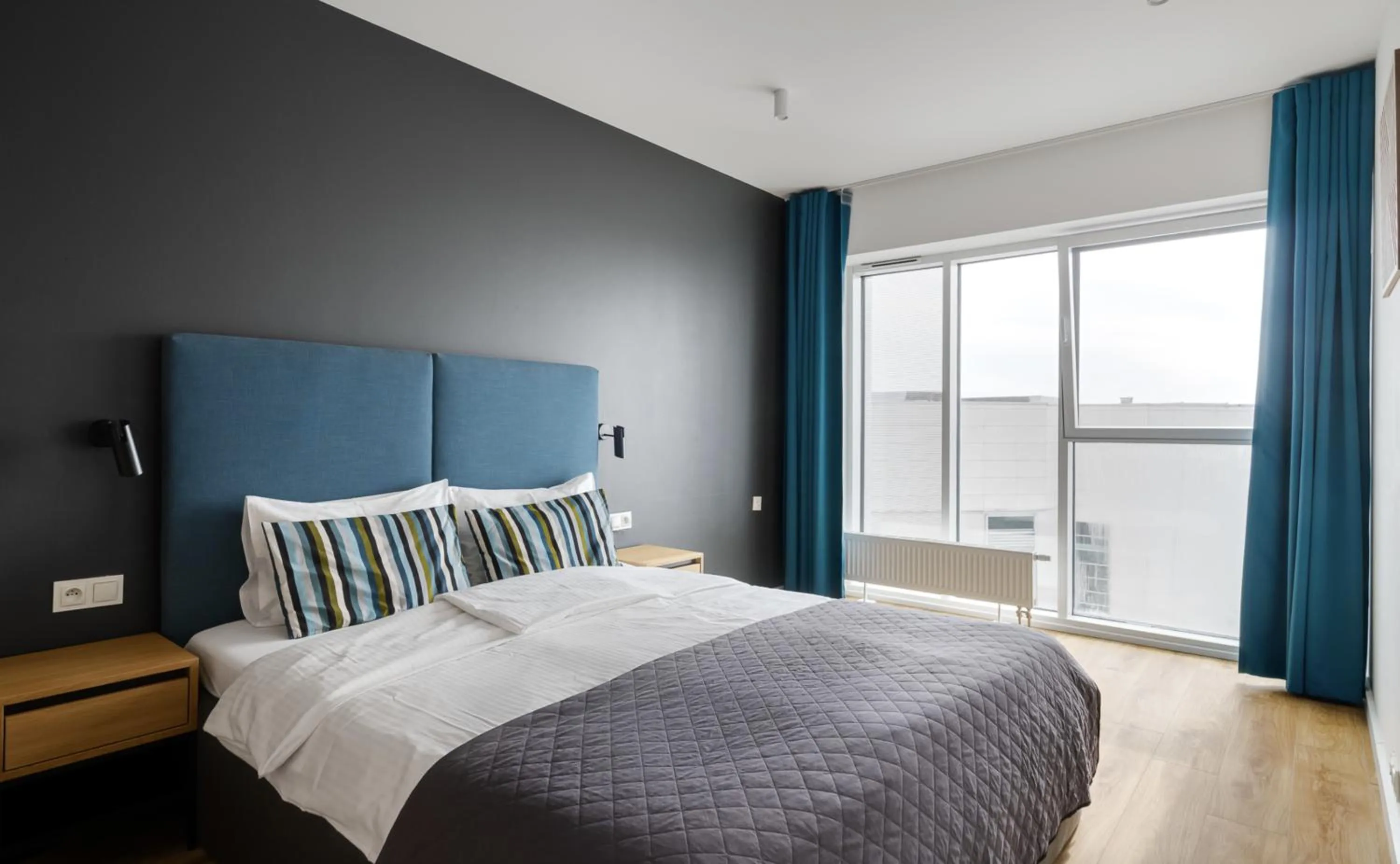 Bed in Poznań Apartments Towarowa