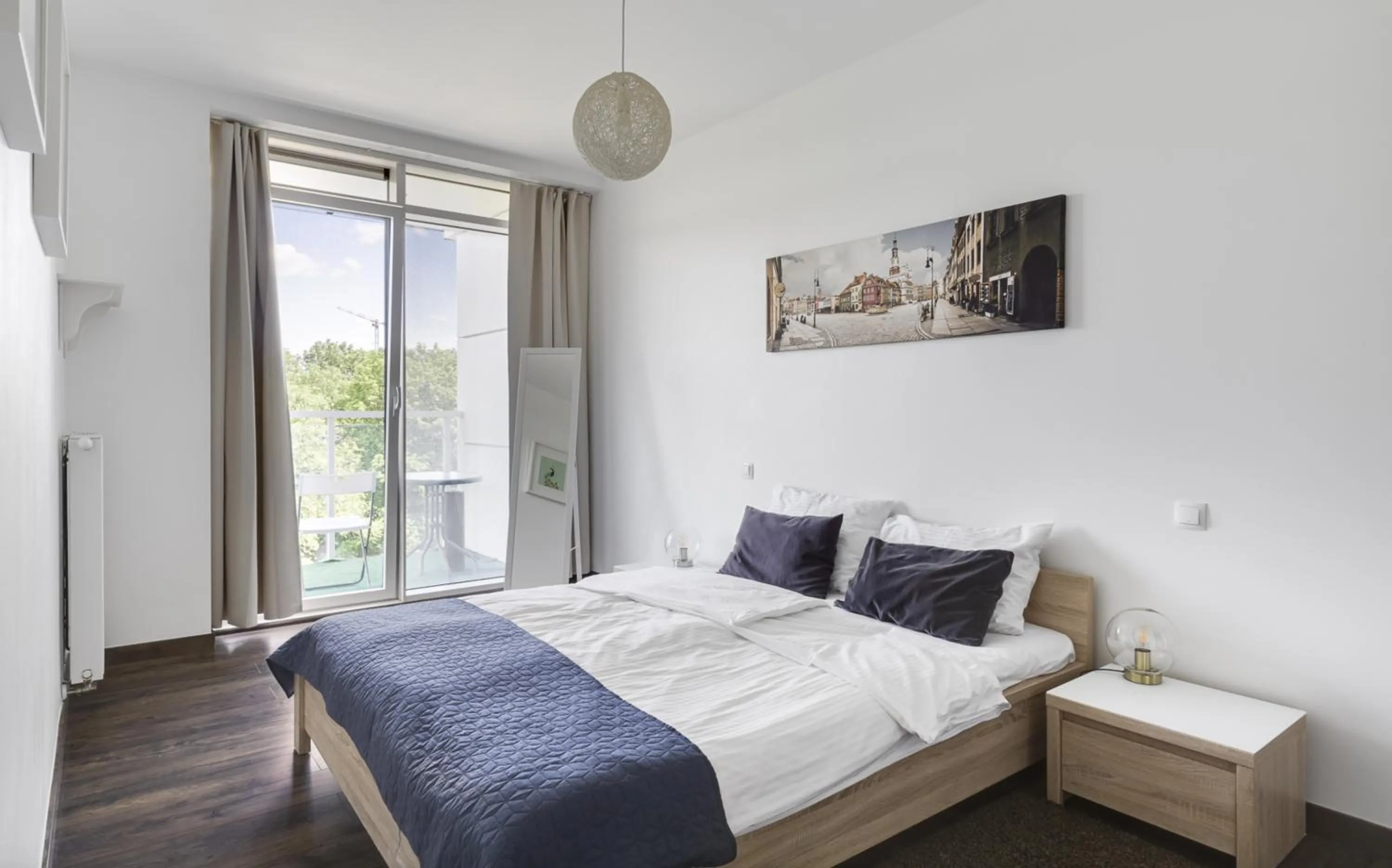 Bed in Poznań Apartments Towarowa