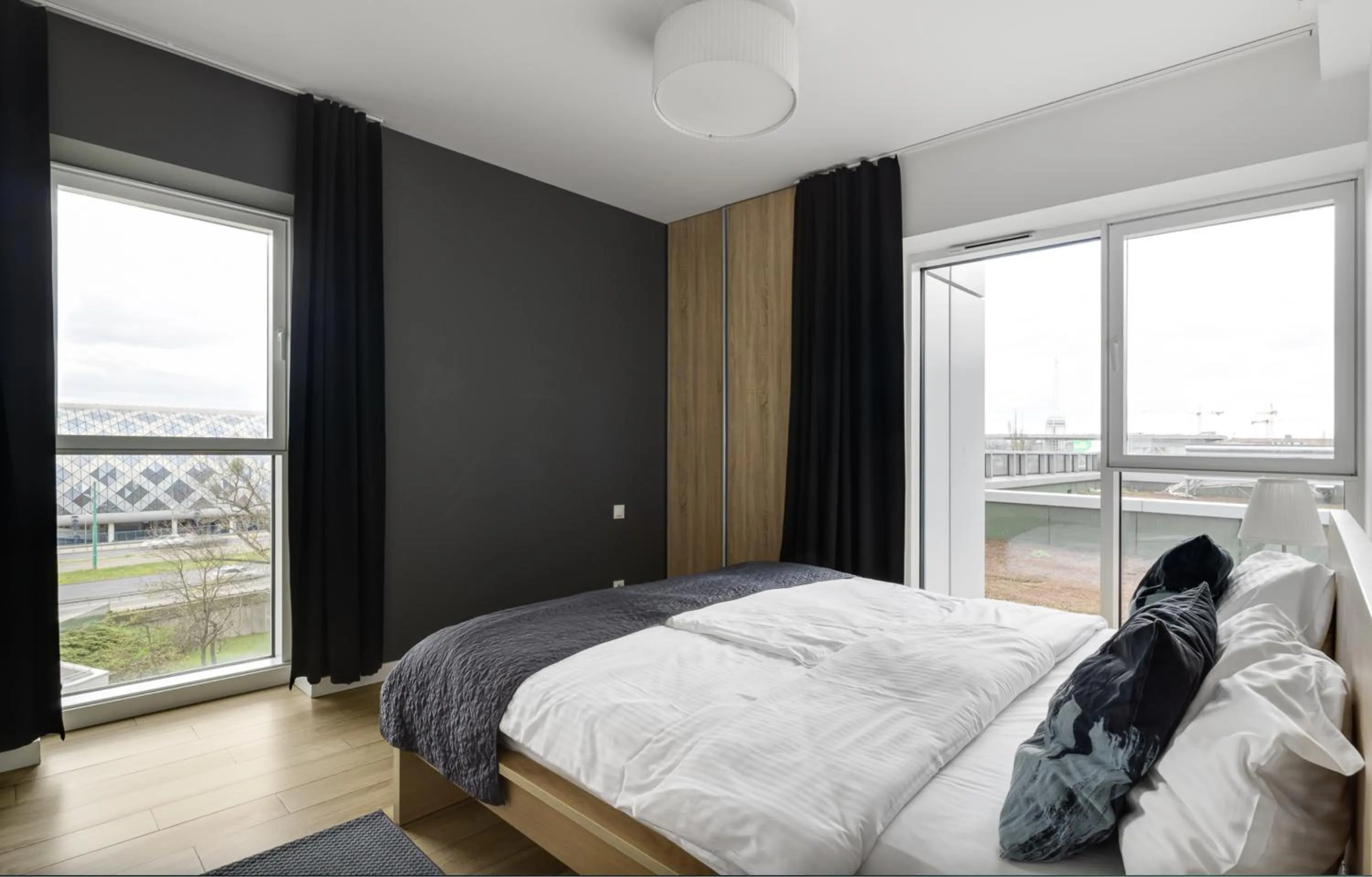 Bed in Poznań Apartments Towarowa