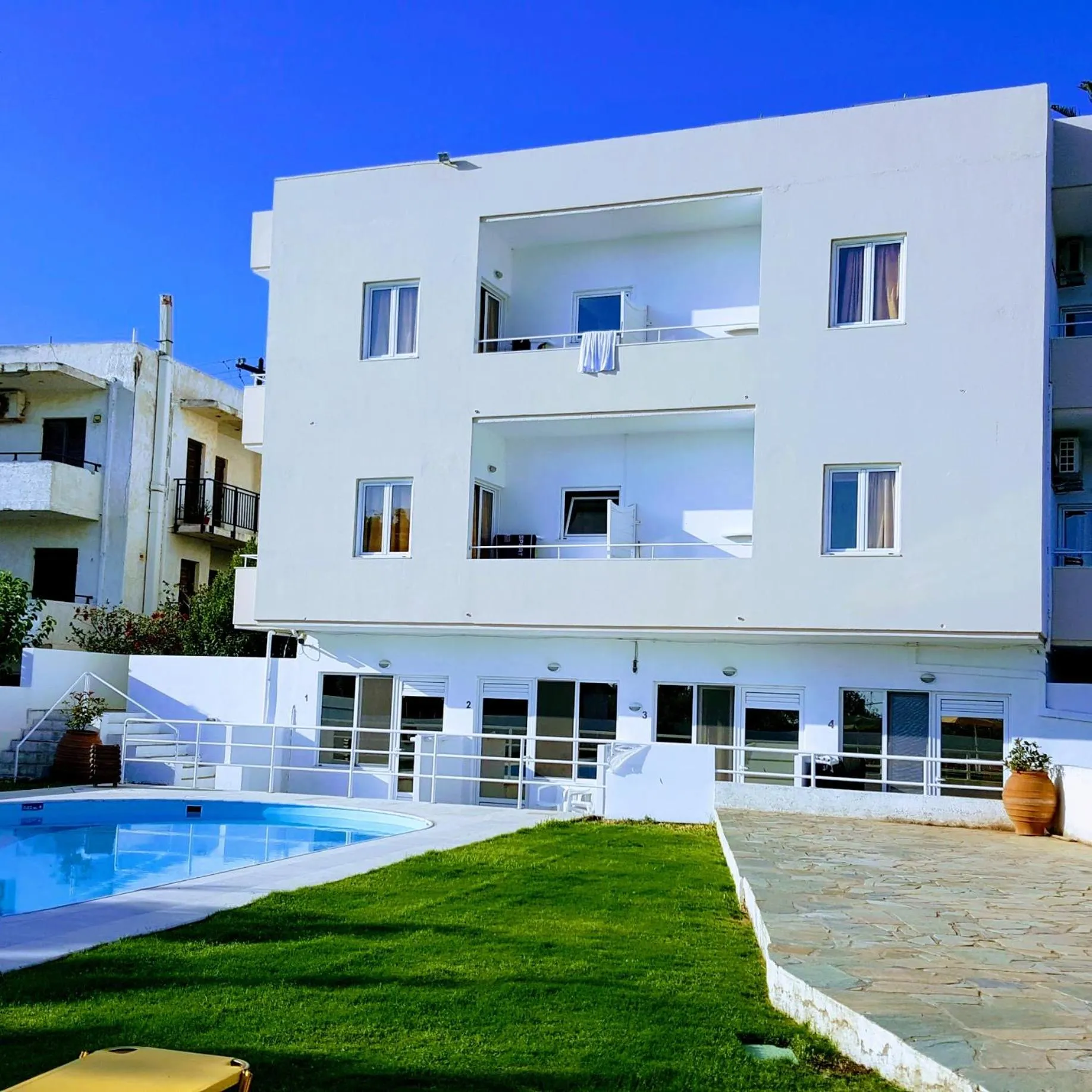 Property building in Mastorakis Hotel and Studios