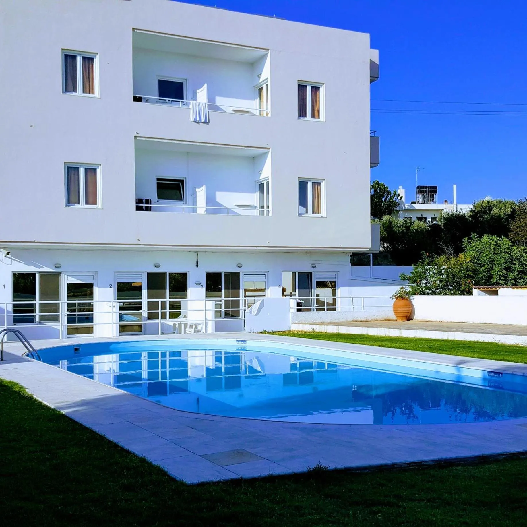 Property building in Mastorakis Hotel and Studios