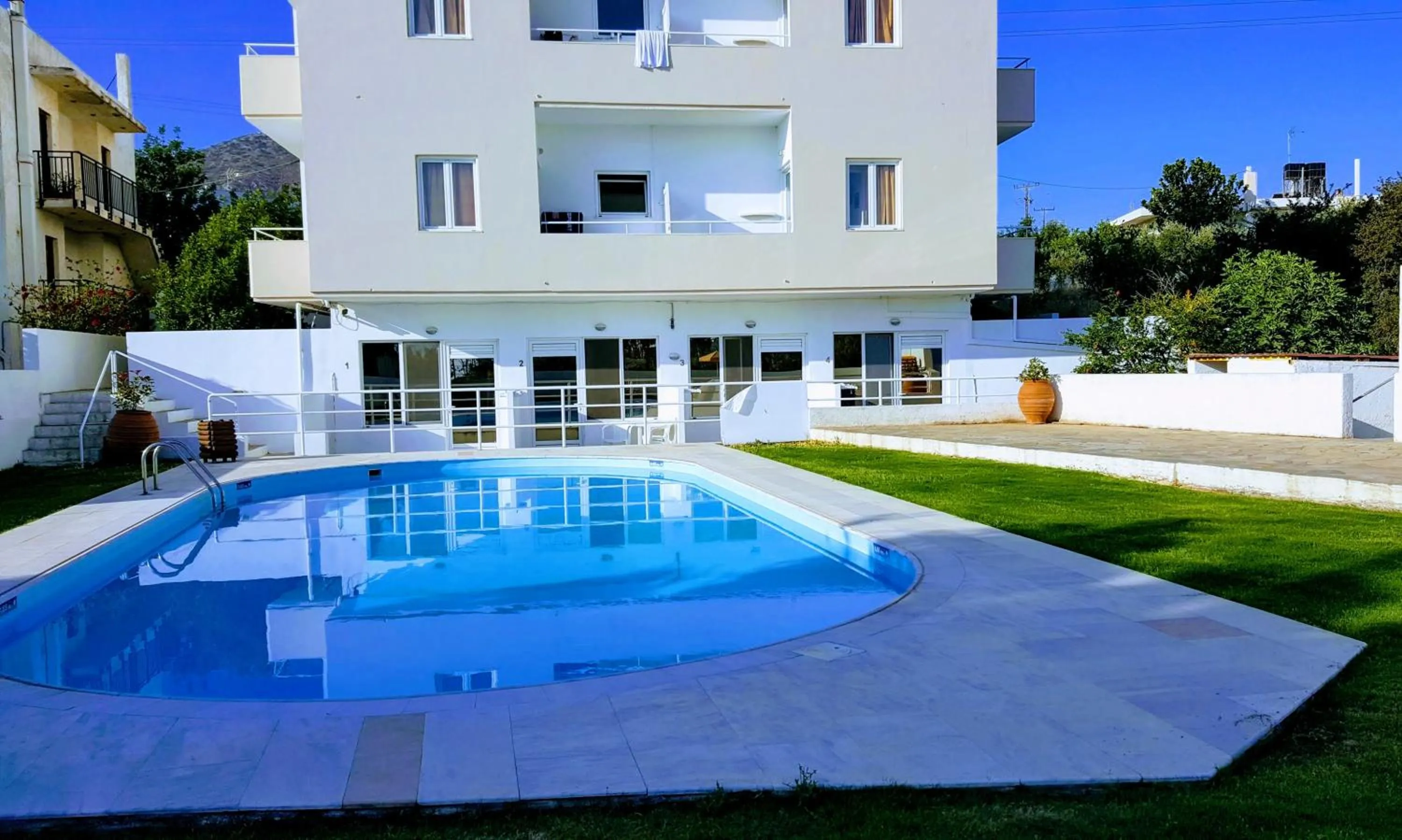 Property building in Mastorakis Hotel and Studios