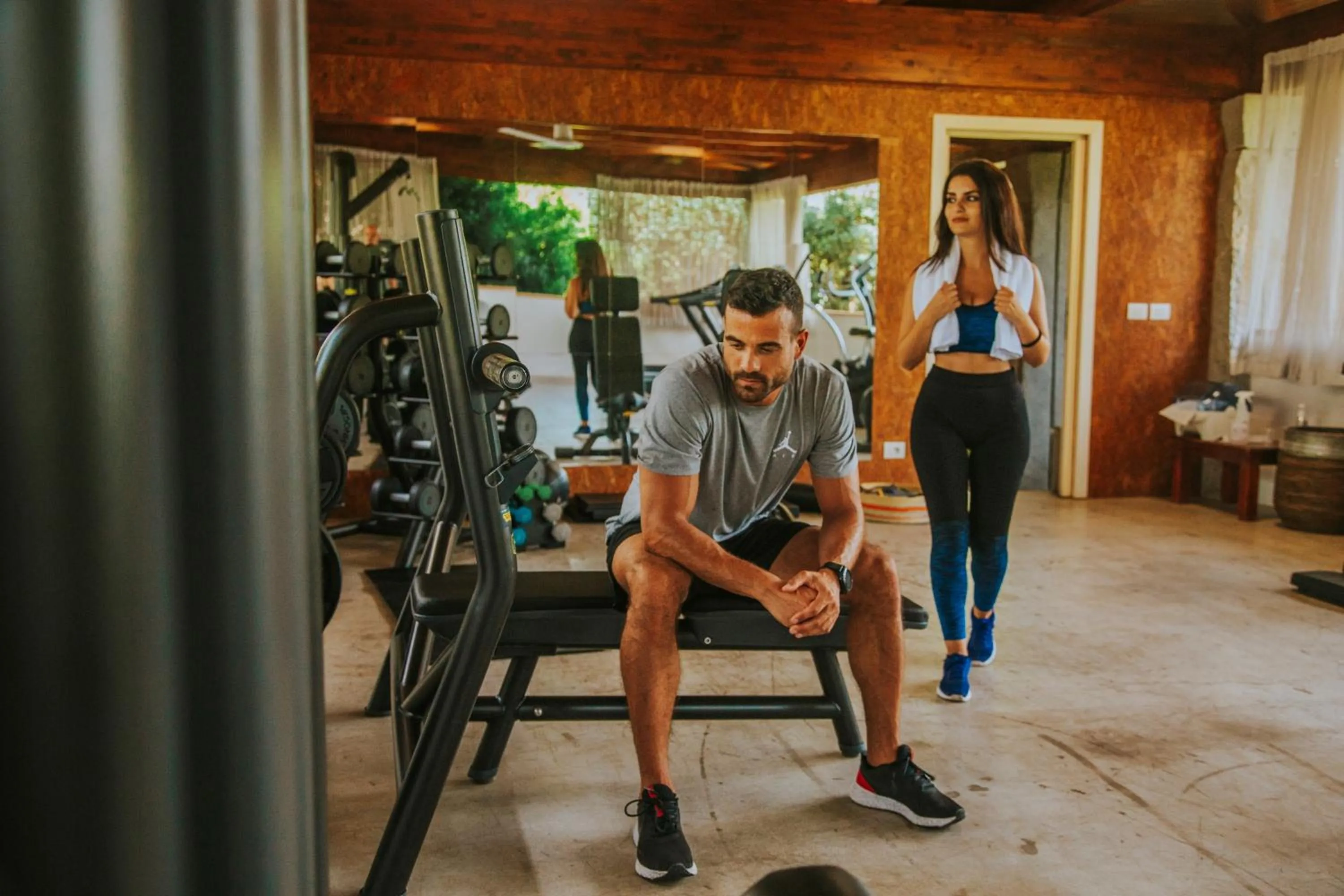 Fitness centre/facilities in Corte Bianca - Adults Only & SPA - Bovis Hotels