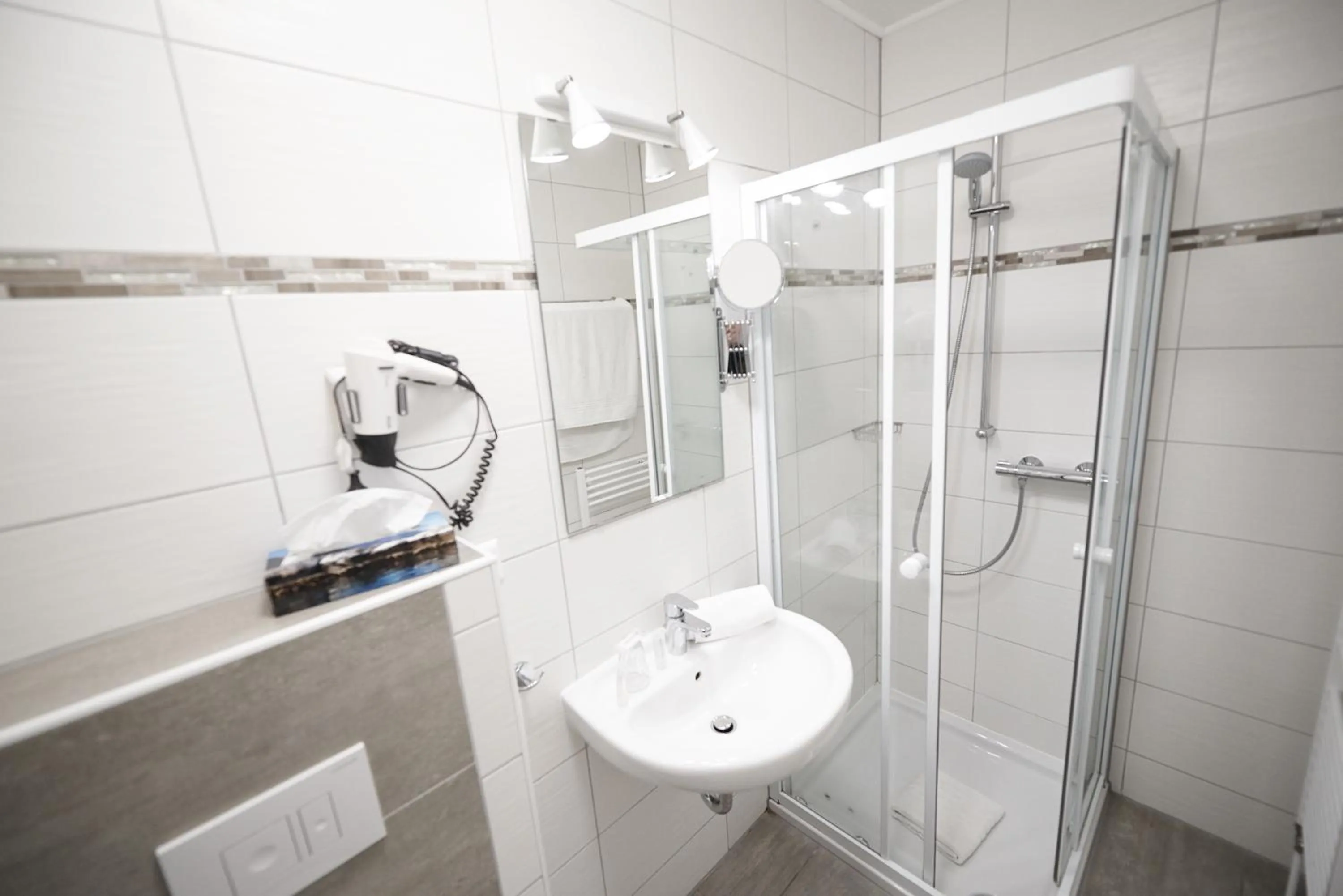 Bathroom in Hotel Wurster Kroog