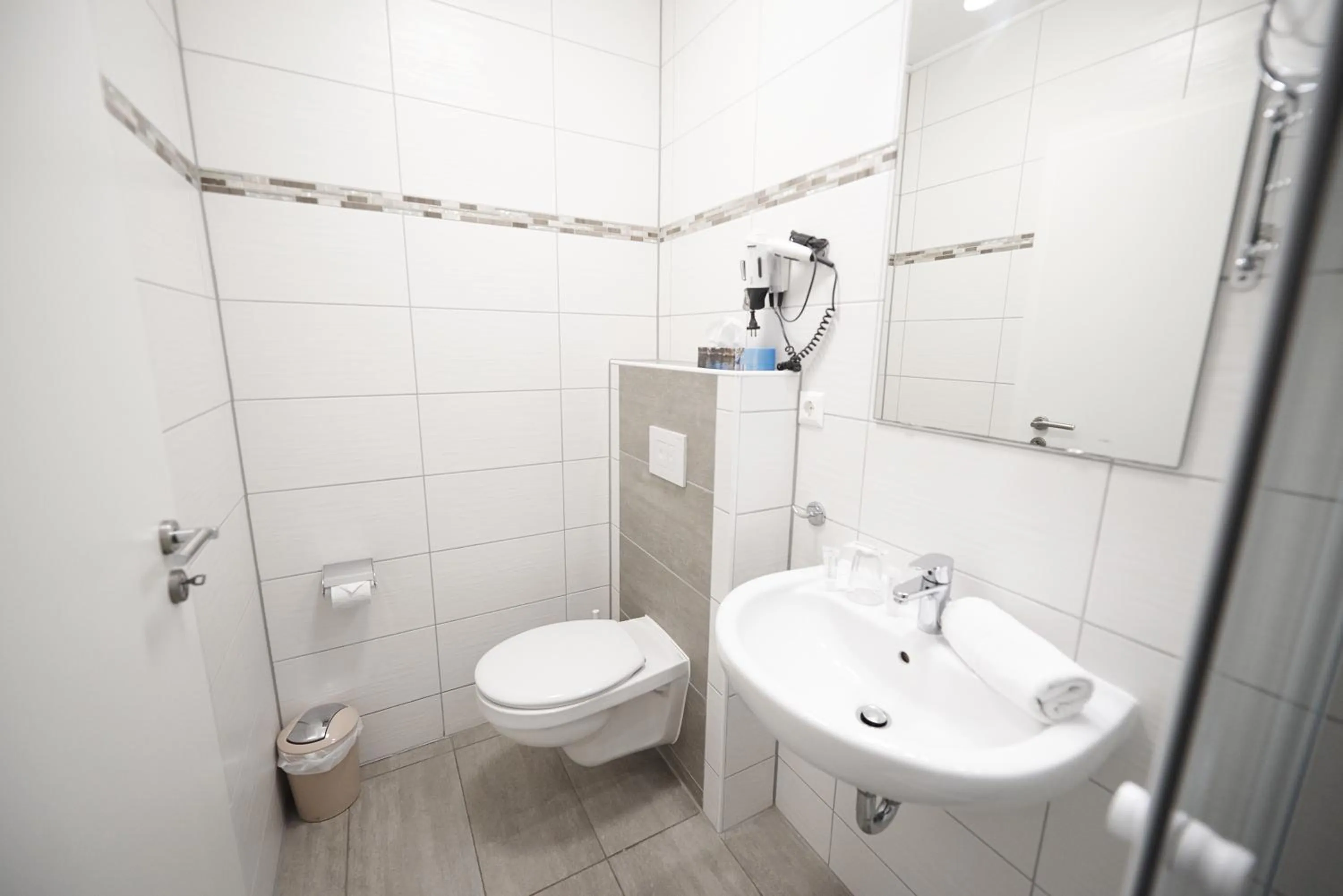 Toilet in Hotel Wurster Kroog