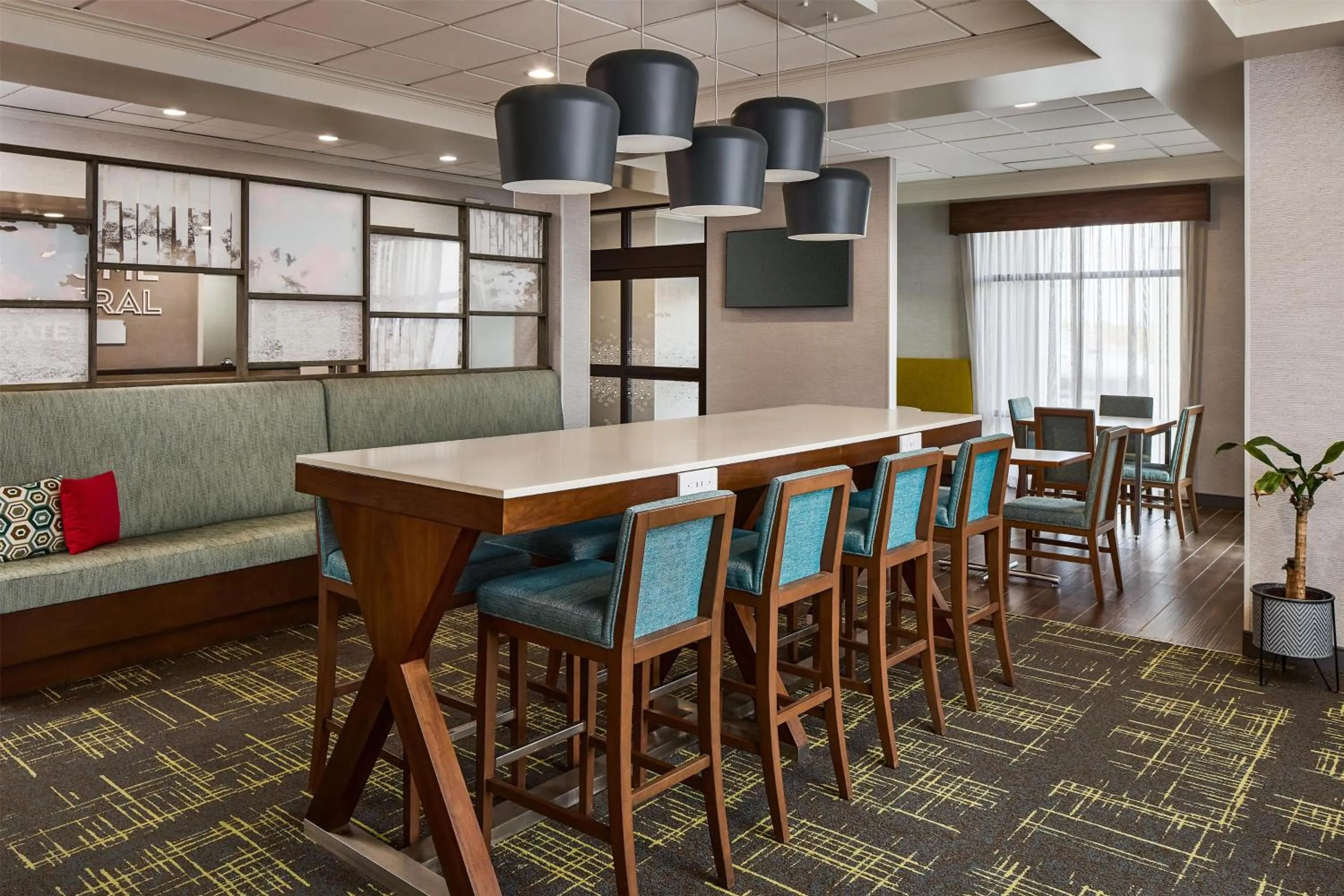 Lobby or reception in Hampton Inn Colby