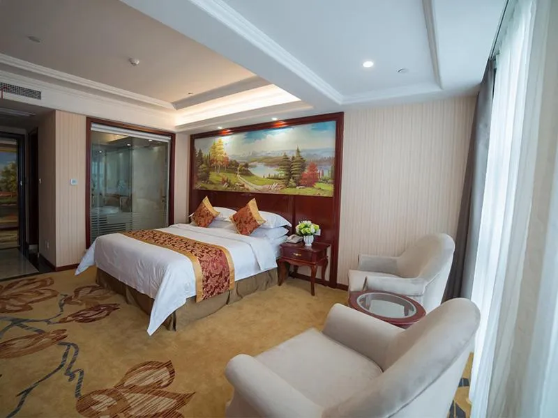 Bed in Vienna Hotel Zhejiang Huzhou Changxing Mingzhu Road