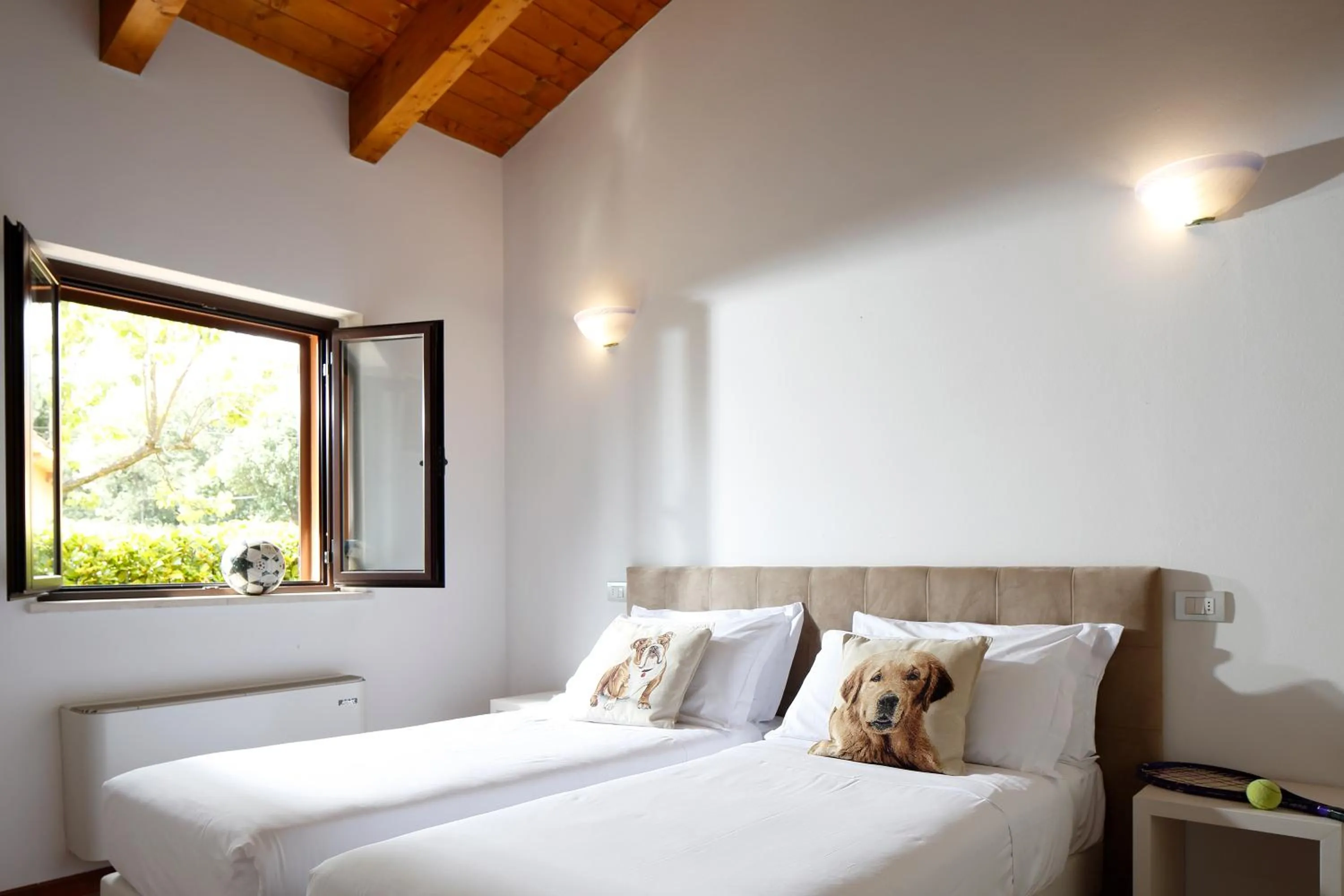 Bed in Giotto Country House & Spa