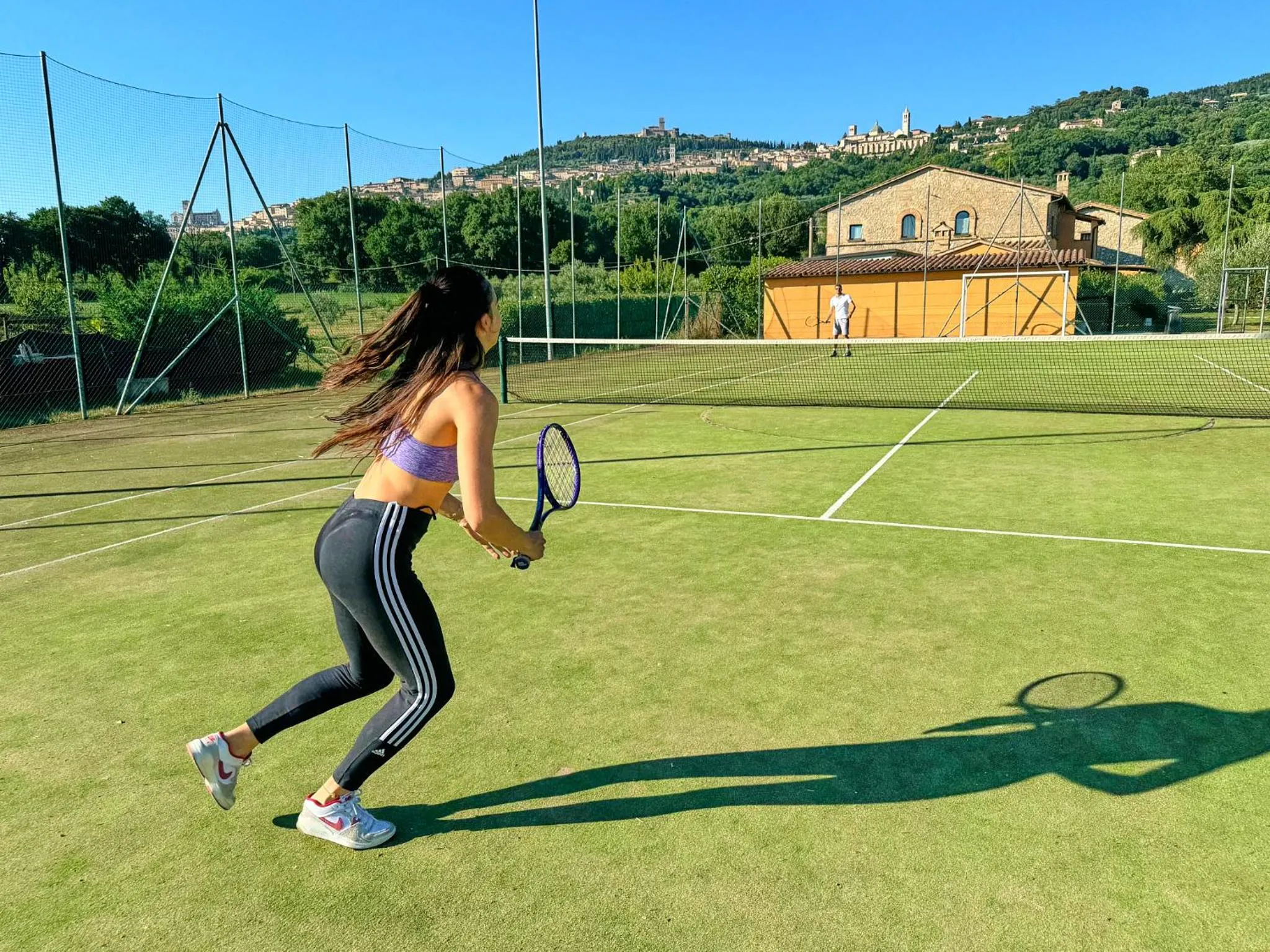 Tennis court in Giotto Country House & Spa