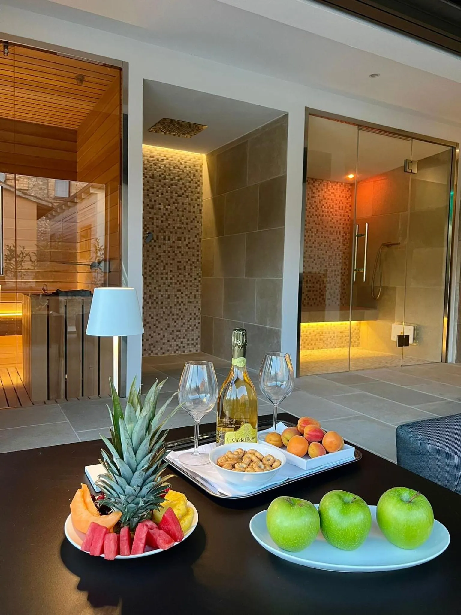 Sauna in Giotto Country House & Spa