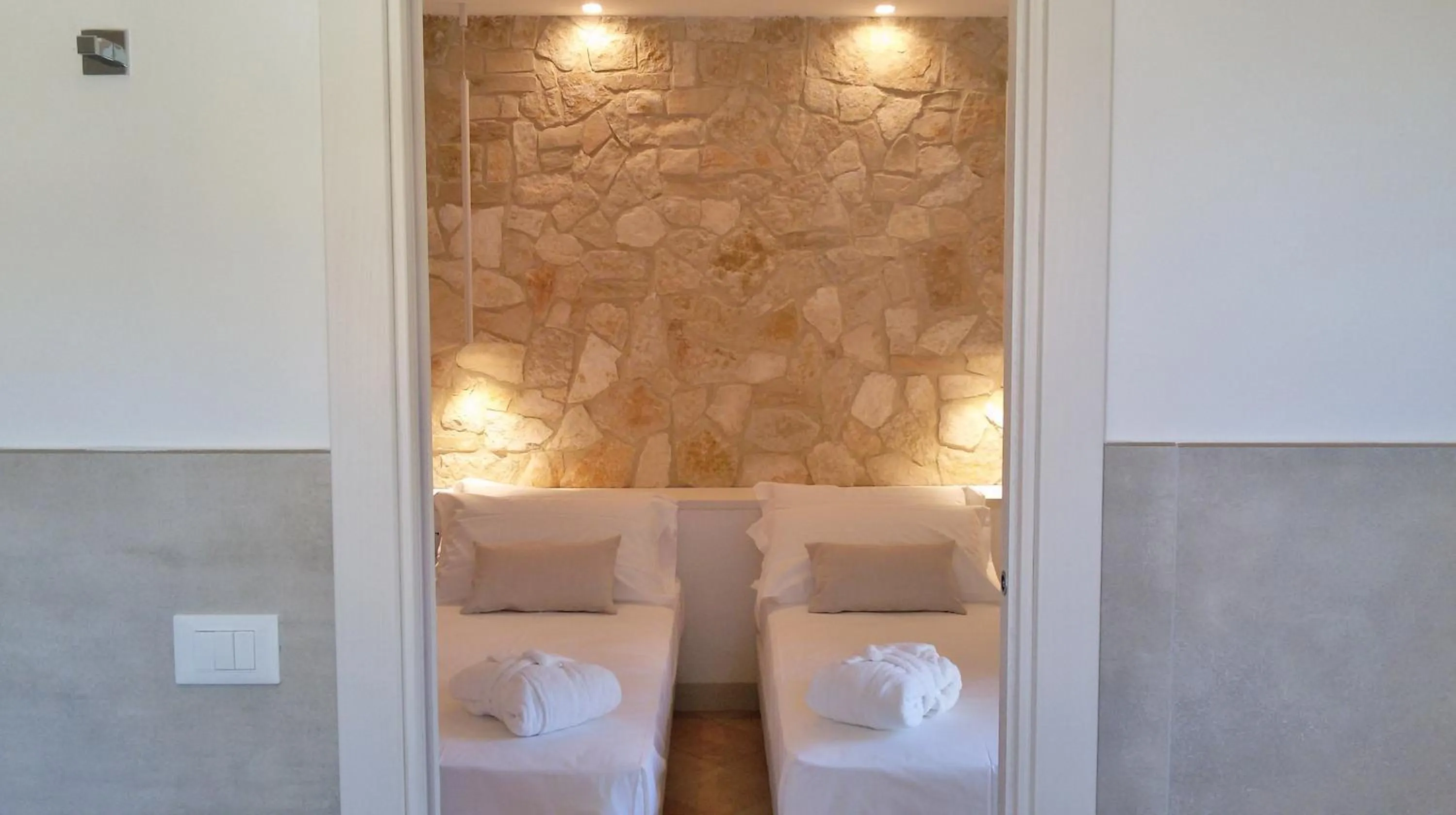 Bed in Giotto Country House & Spa